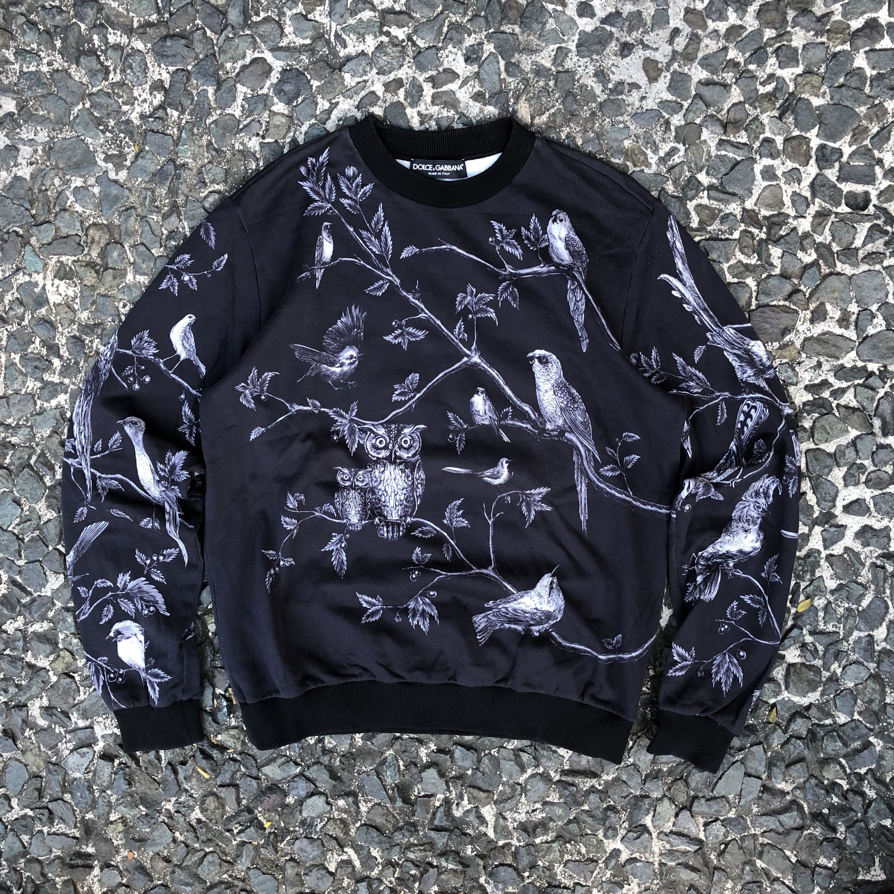 Dolce & Gabbana $745 DOLCE & GABBANA bird paradise hoodie 