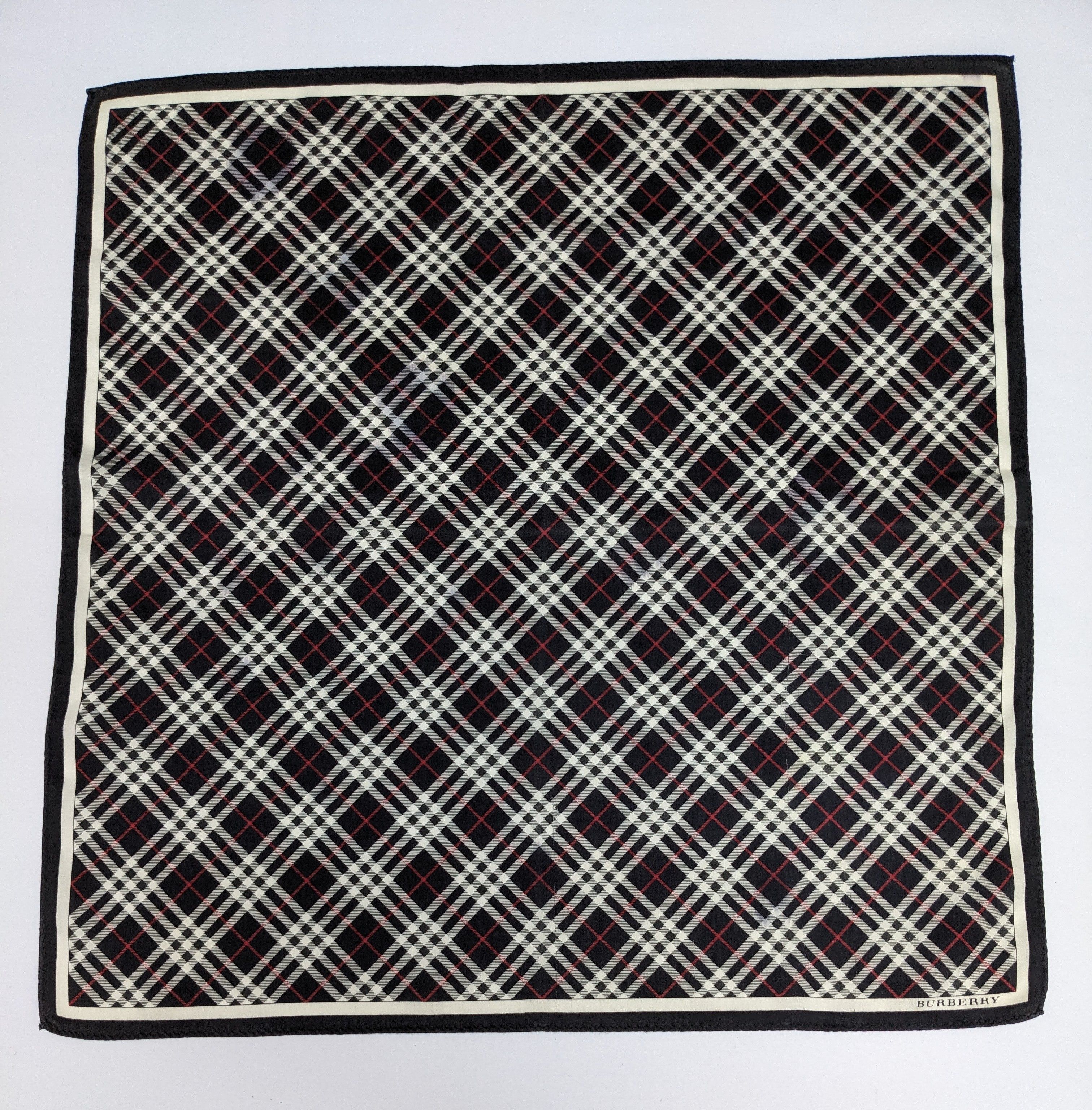Burberry Vintage BURBERRY Handkerchief Pocket Square Bandana Size ONE SIZE - 4 Thumbnail