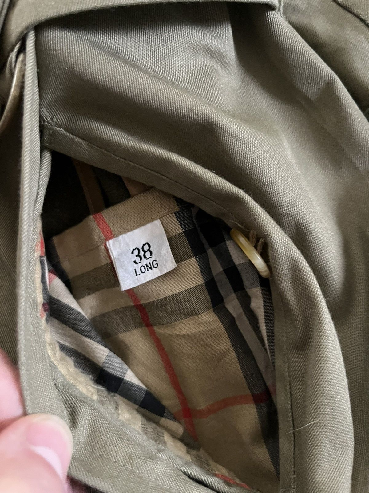 Burberry Vintage Burberry Lined Double Breasted Trench Coat Size US L / EU 52-54 / 3 - 11 Thumbnail