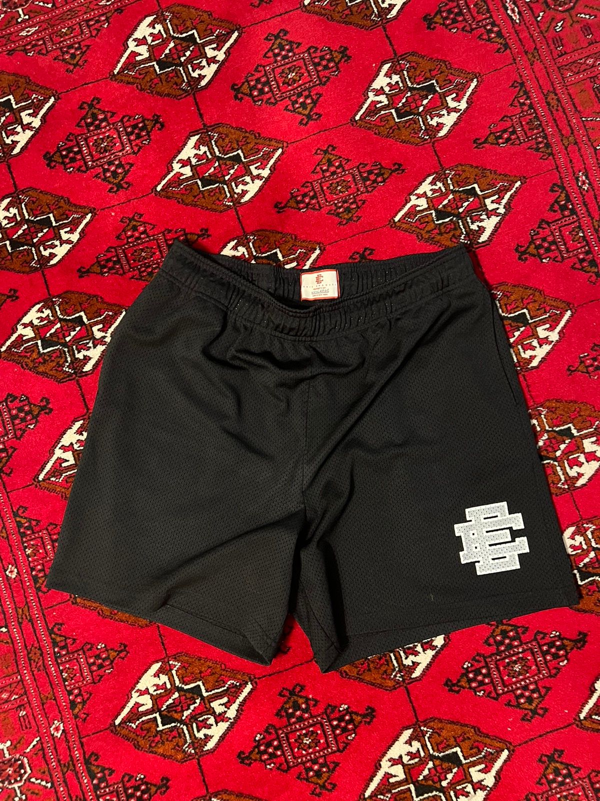 Pre-owned Eric Emanuel Black/grey Shorts Xxl