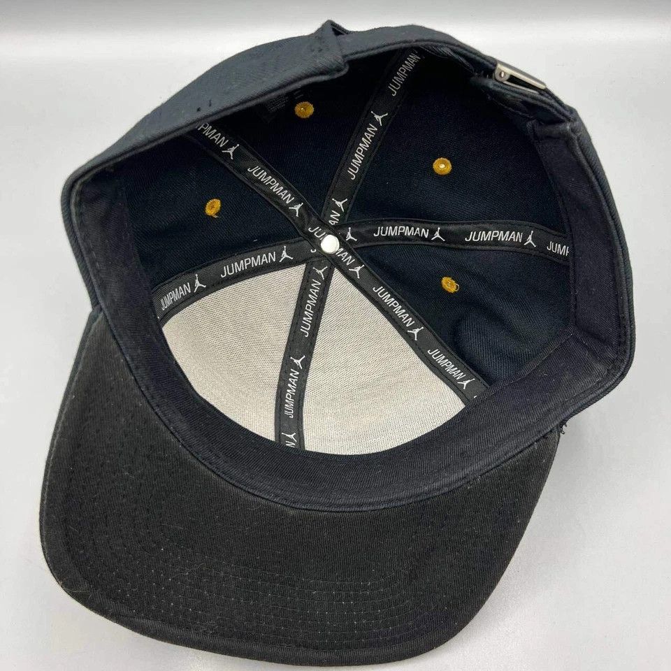 Jordan Brand Air Jordan 23 Hat Men Black Retro Jumpman Strap Back Cap Size ONE SIZE - 2 Thumbnail