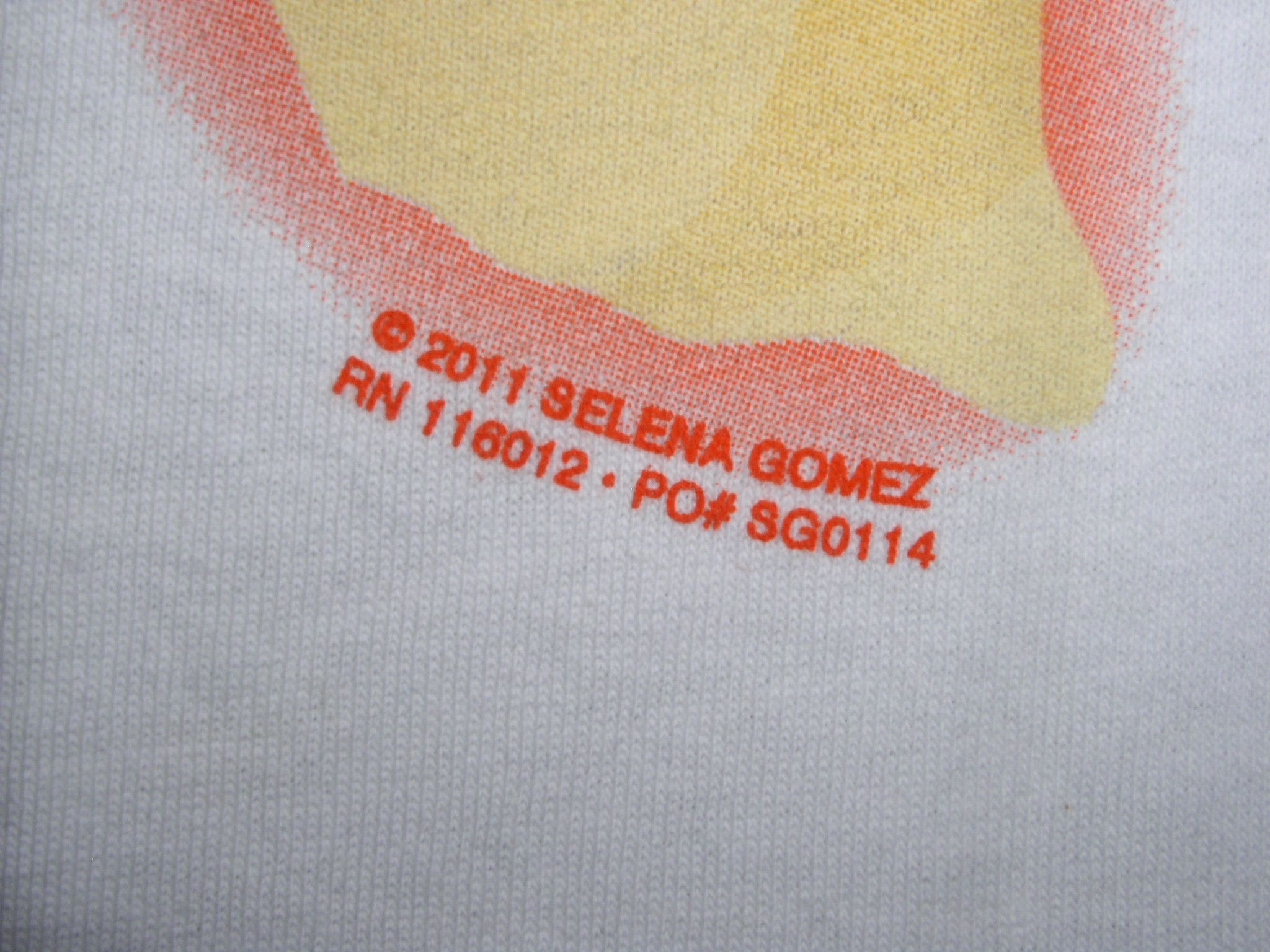 Vintage Selena Gomez Concert Shirt Selena Loves Texas 2011 2 Shows Size US L / EU 52-54 / 3 - 7 Thumbnail