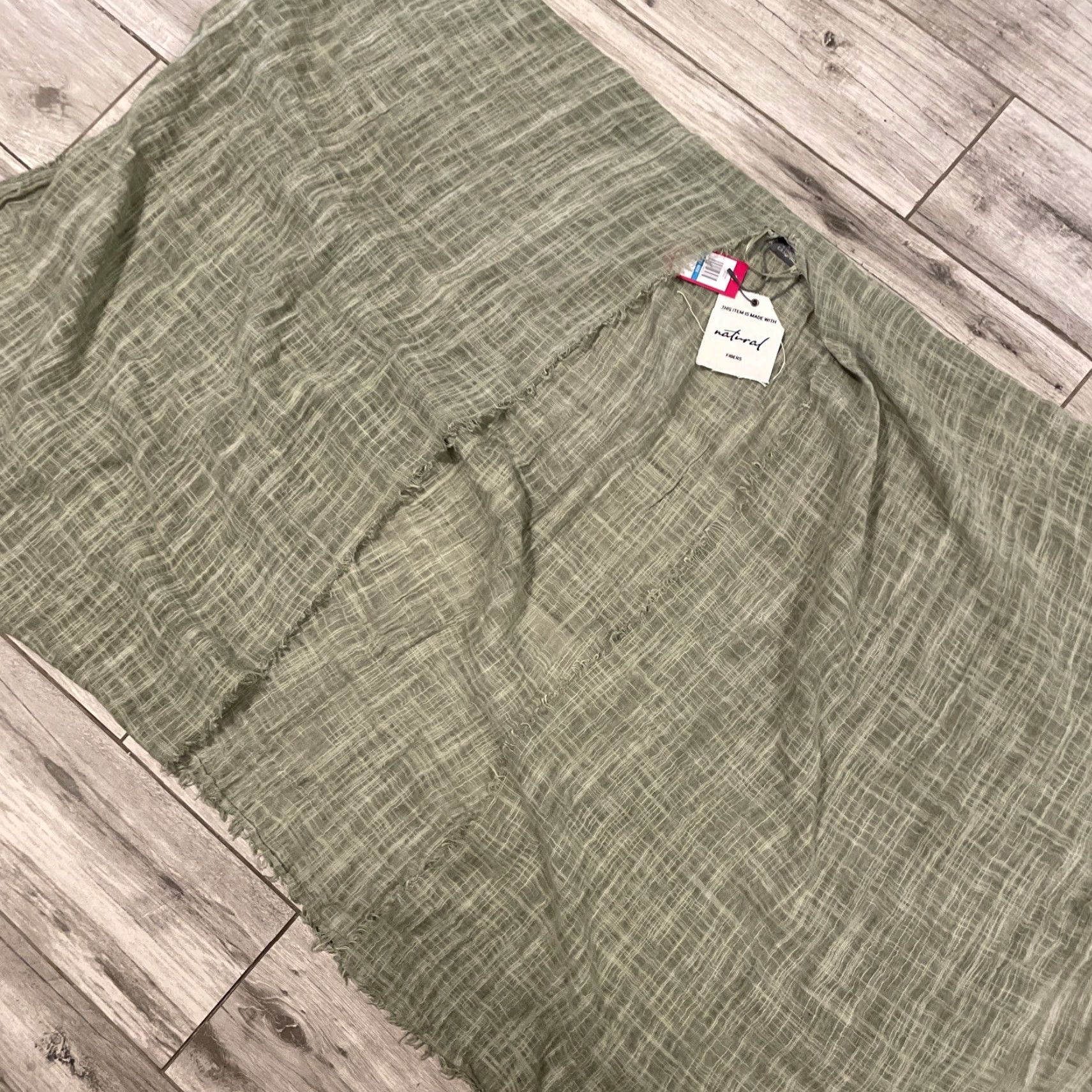 Vince Camuto Vince Camuto Poncho One Size Green Knit Fringe Open Front Shawl Bohemian NWT Ladies Knit Poncho Size ONE SIZE - 4 Thumbnail