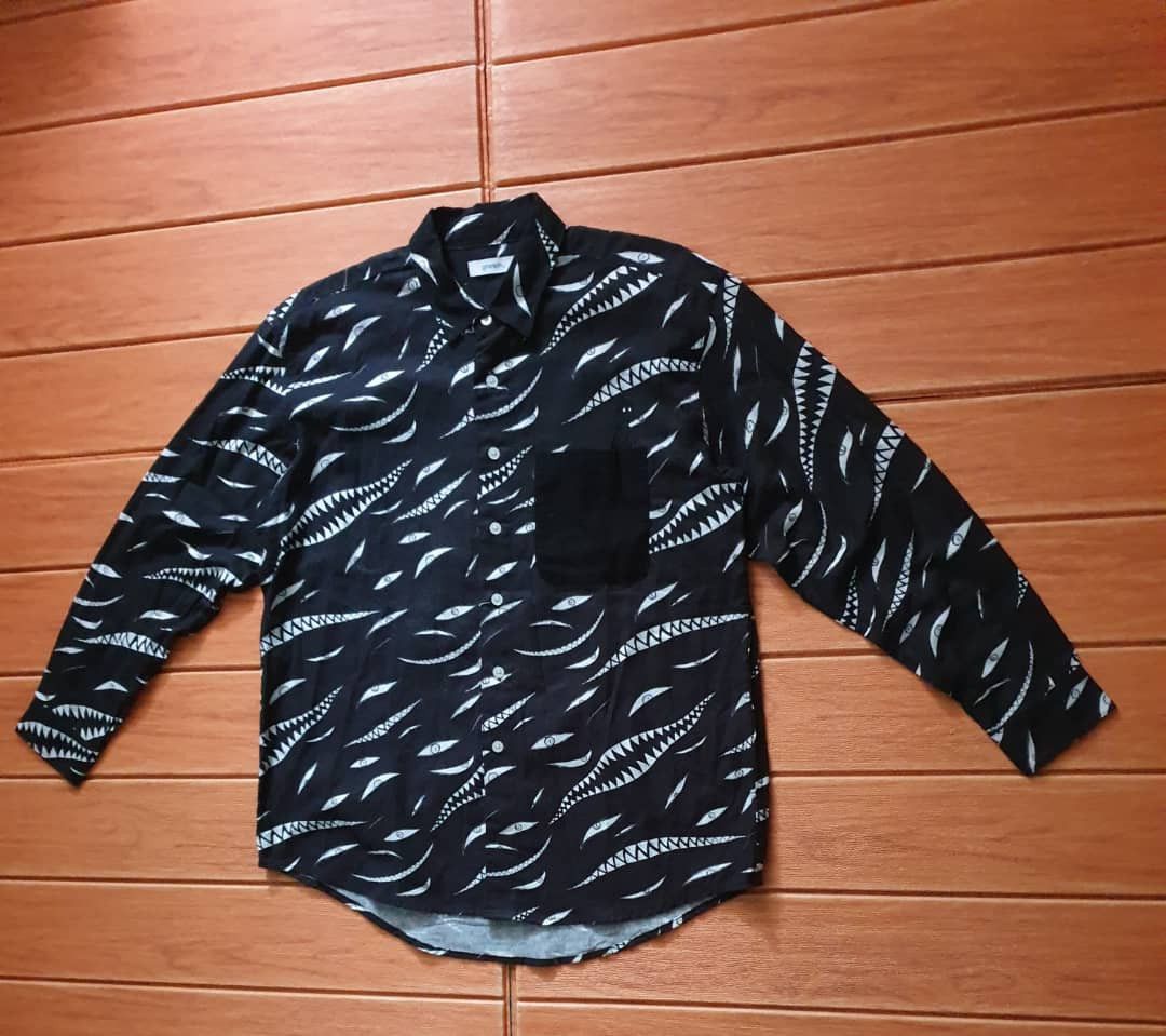 Japanese Brand 💥Hiromu Arakawa monogram Japanese harajuku shirt Size US M / EU 48-50 / 2 - 4 Thumbnail