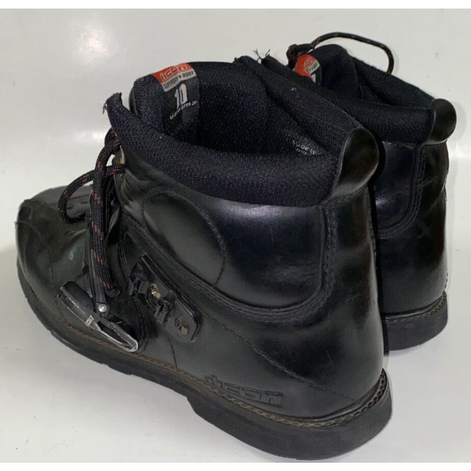 Vintage Icon Super Duty Mens Black Leather Comfort Boots Size 10 Size US 10 / EU 43 - 2 Thumbnail