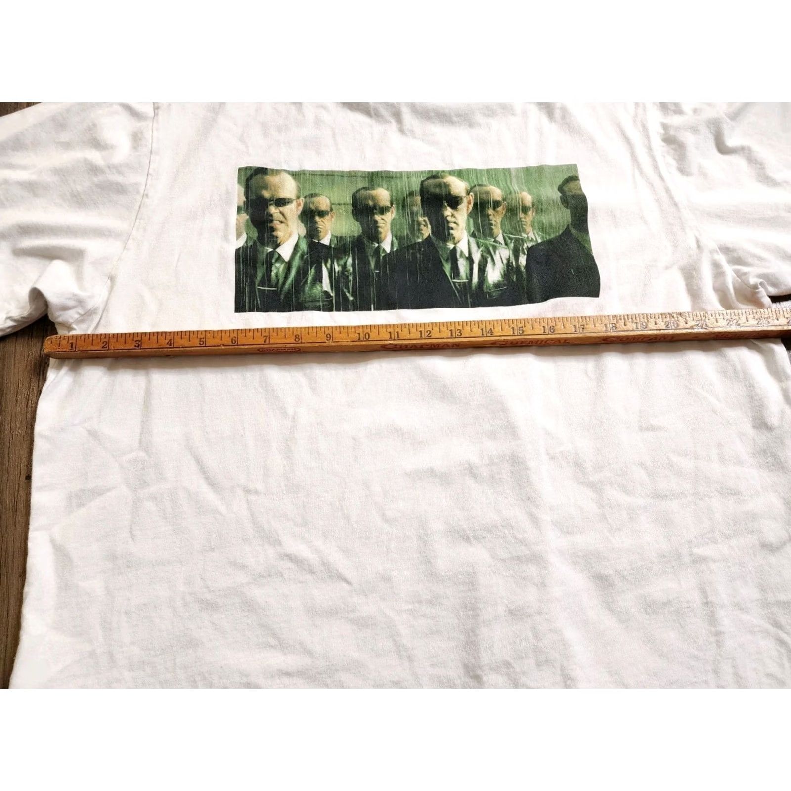 Uniqlo Uniqlo x Matrix Agent Smith T Shirt Mens XXL White Short Sleeve Crew Neck Double Sided Size US XXL / EU 58 / 5 - 3 Thumbnail