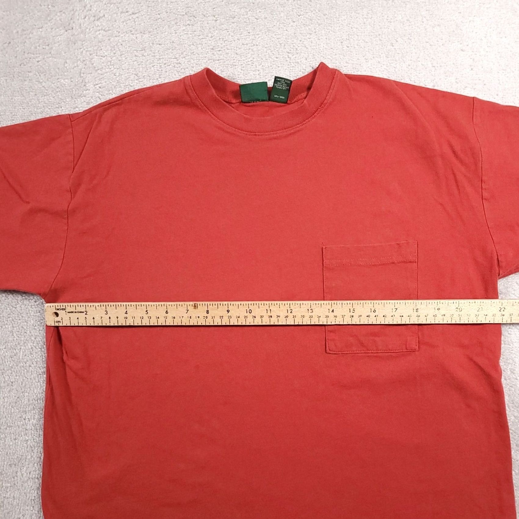 Vintage VINTAGE Hunt Club Shirt Mens XL Orange Pocket Tee Short Sleeve Crewneck Made In USA Size US XL / EU 56 / 4 - 7 Thumbnail