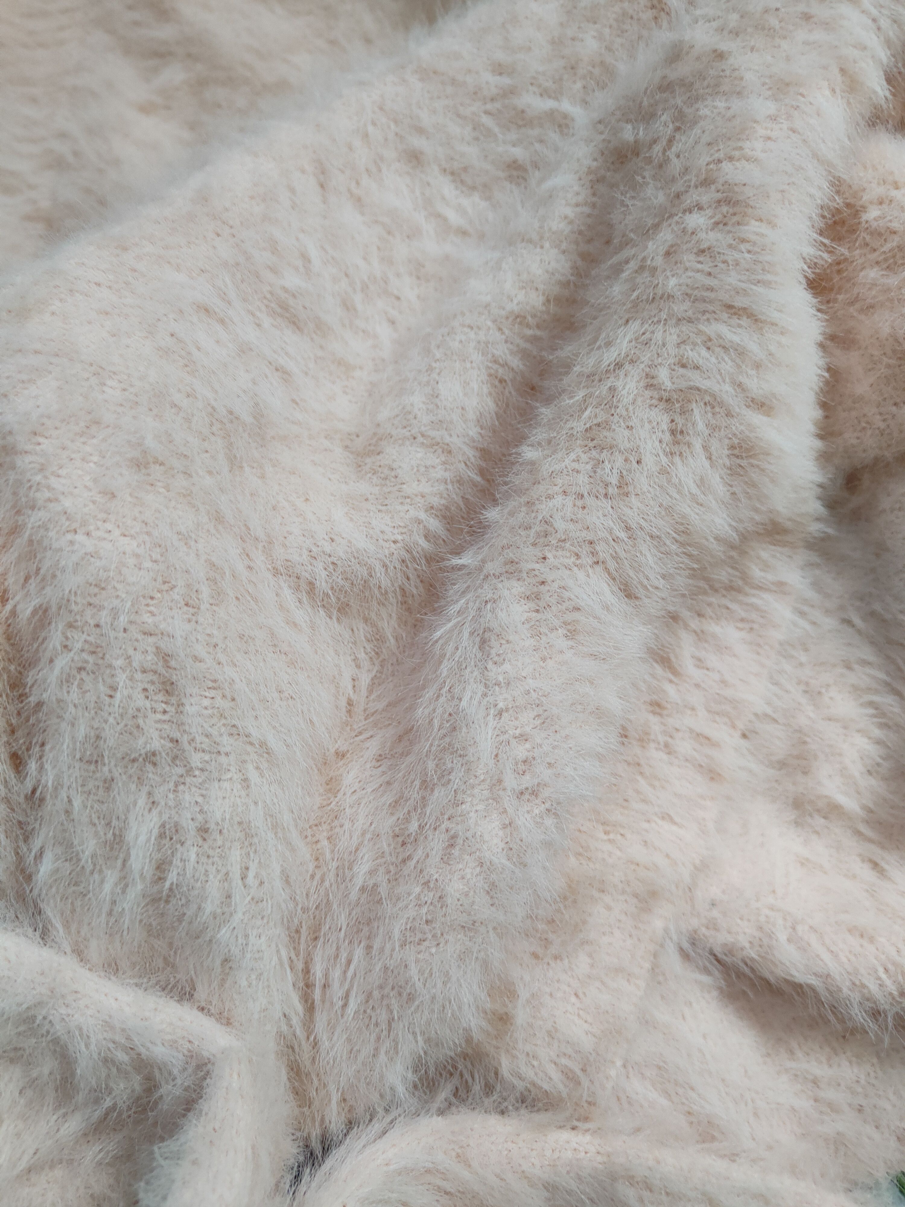 Homespun Knitwear Pinky Orange Shag Shaggy Fur Mohair Knitwear #S2108 Size M / US 6-8 / IT 42-44 - 11 Thumbnail