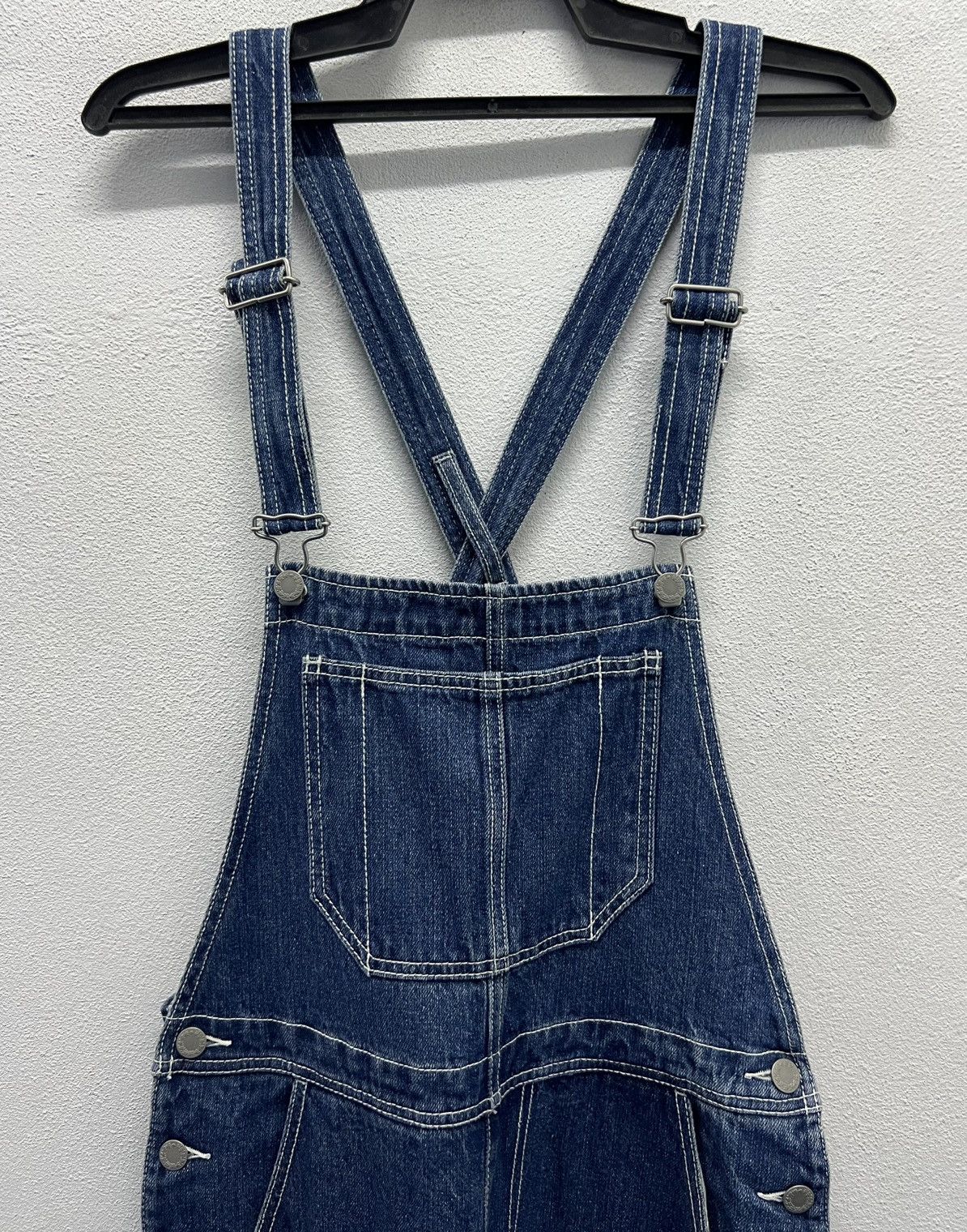 Vintage BEAMS HEART 100% Cotton Denim Overalls – Indigo Blue Size US 33 - 3 Thumbnail