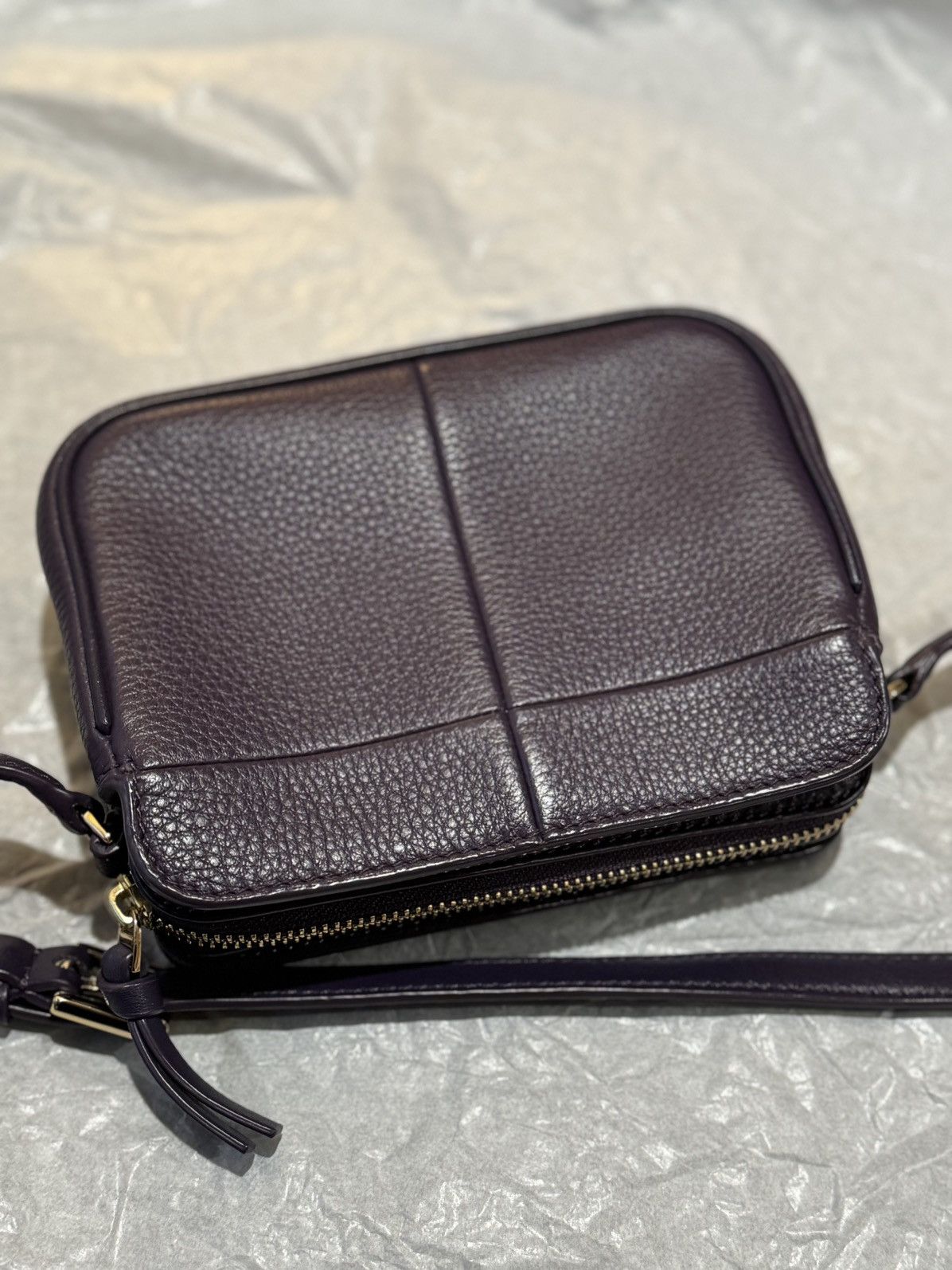 Tory Burch Tory Burch Ivy Zip Crossbody Bag in Purple Color Size ONE SIZE - 2 Thumbnail