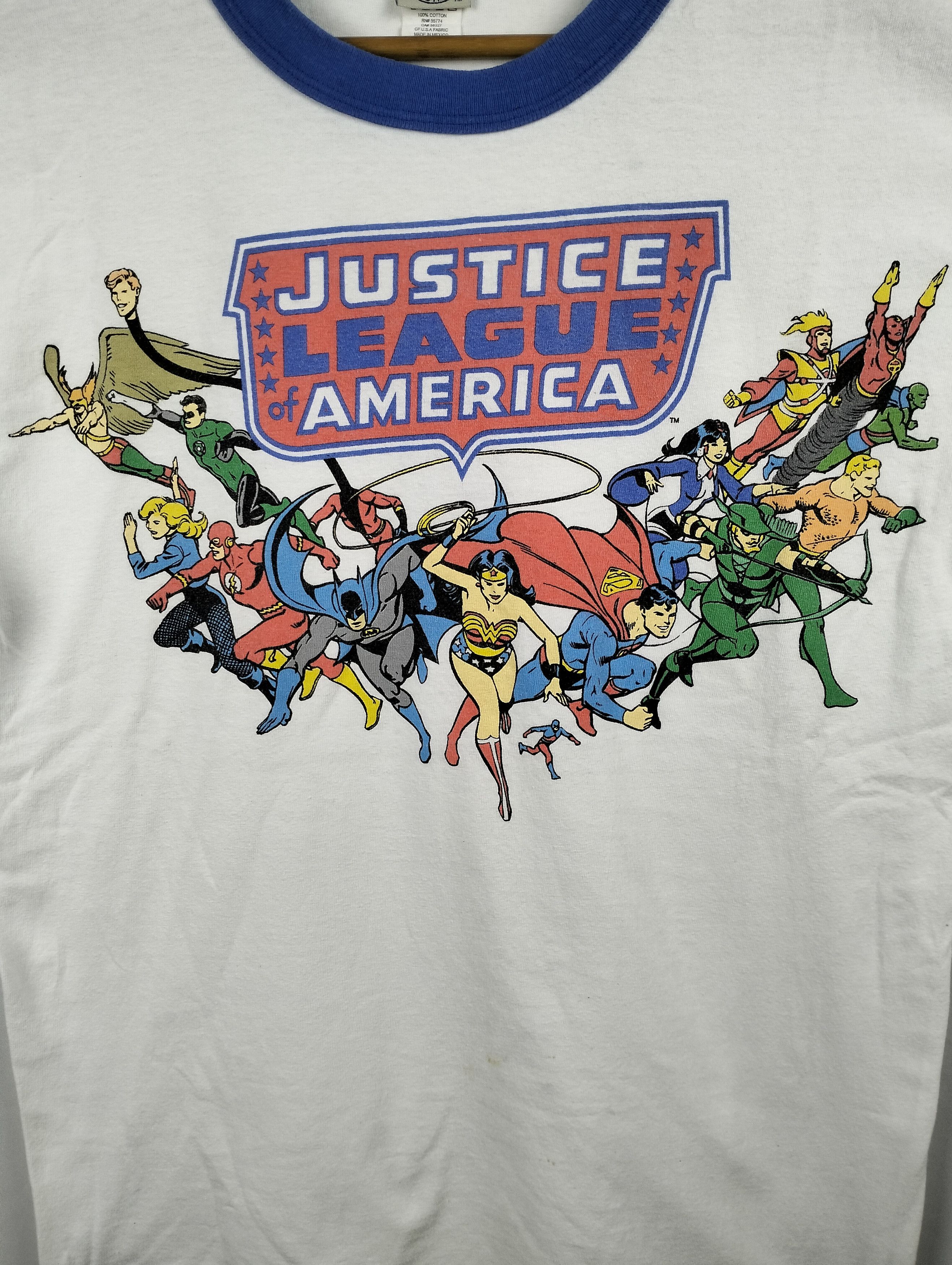 DC Comics × Marvel Comics × Vintage Vintage T shirt Justice League America Dc Marvel Cartoon Size US M / EU 48-50 / 2 - 3 Thumbnail