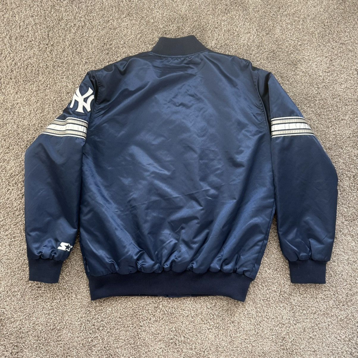 Starter Vintage Yankees Satin Starter Jacket XL Size US XL / EU 56 / 4 - 3 Thumbnail