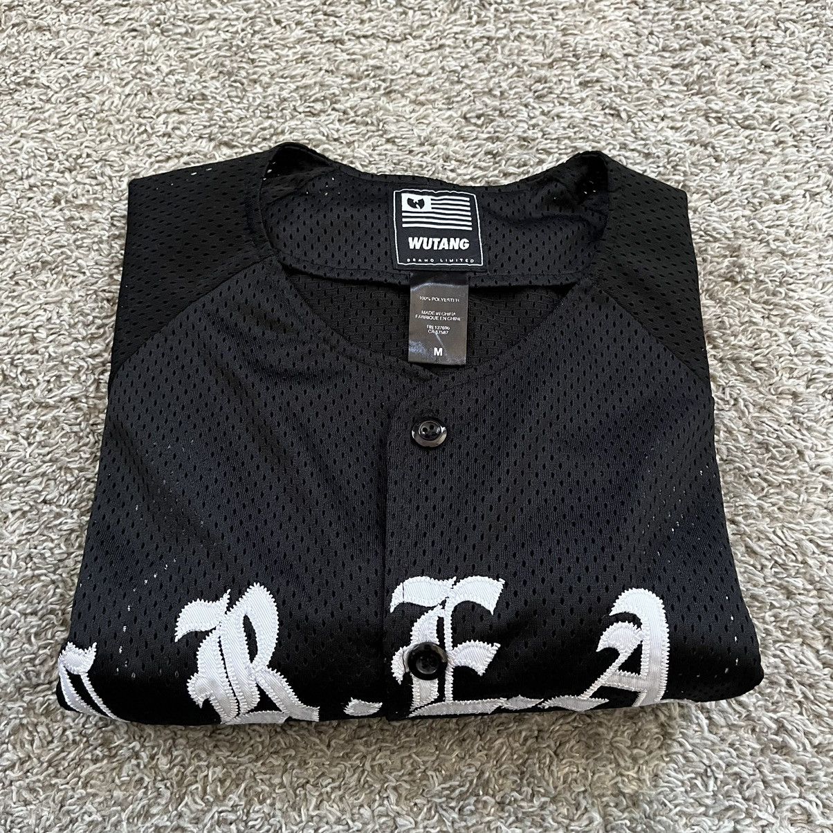 Wu-Tang Clan 🔴Wu-Tang Baseball Jersey Size Medium Rare Black WuTang Rza Size US M / EU 48-50 / 2 - 13 Thumbnail