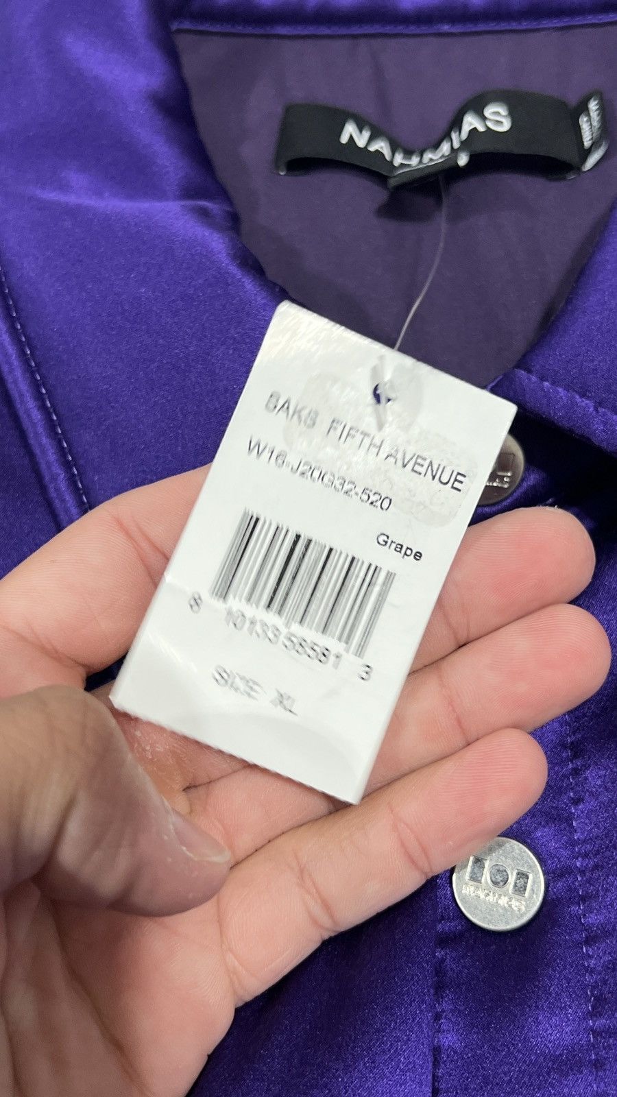Nahmias Nahmias Purple Light Jacket Size US XL / EU 56 / 4 - 7 Thumbnail