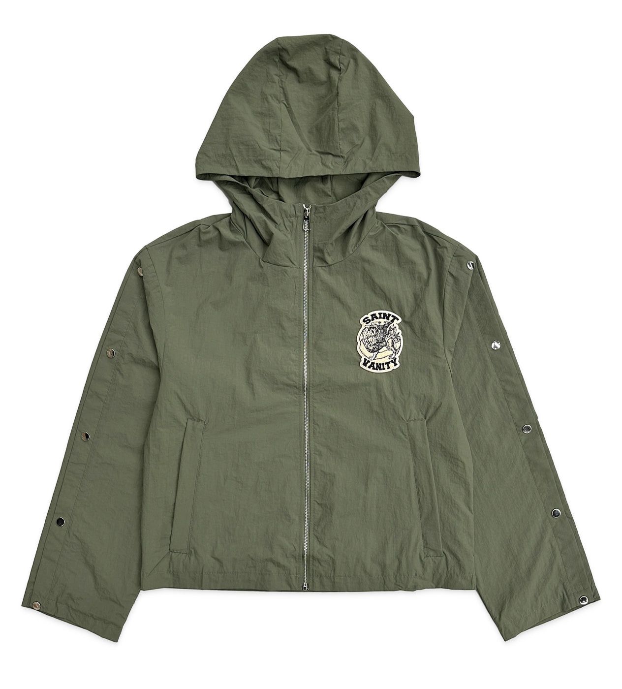 Saint Vanity Nylon Jacket Army Green Size US M / EU 48-50 / 2 - 1 Preview