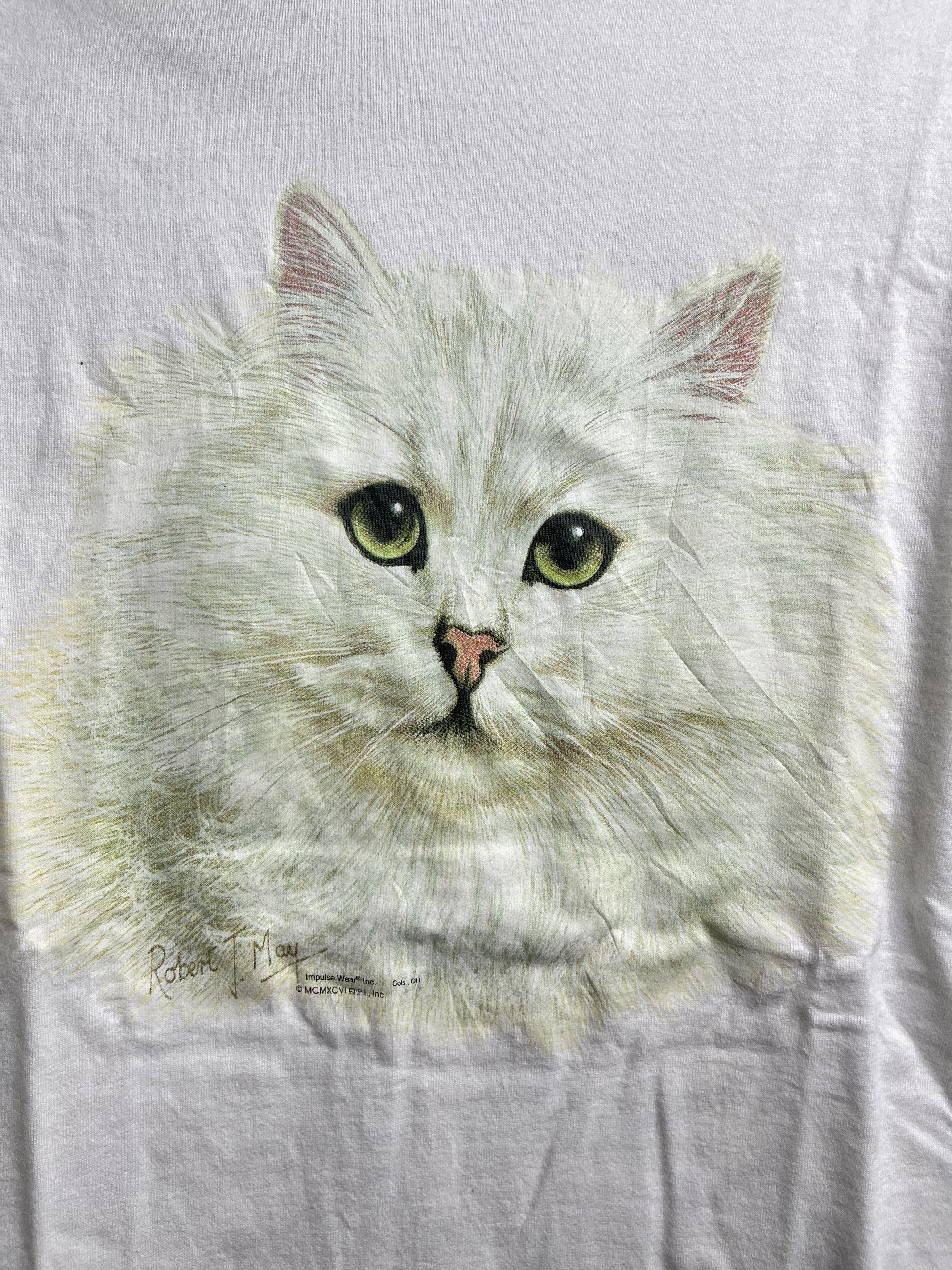 Vintage Vintage Cat 90s Robert T.May 1996 Tee L Size US L / EU 52-54 / 3 - 2 Thumbnail