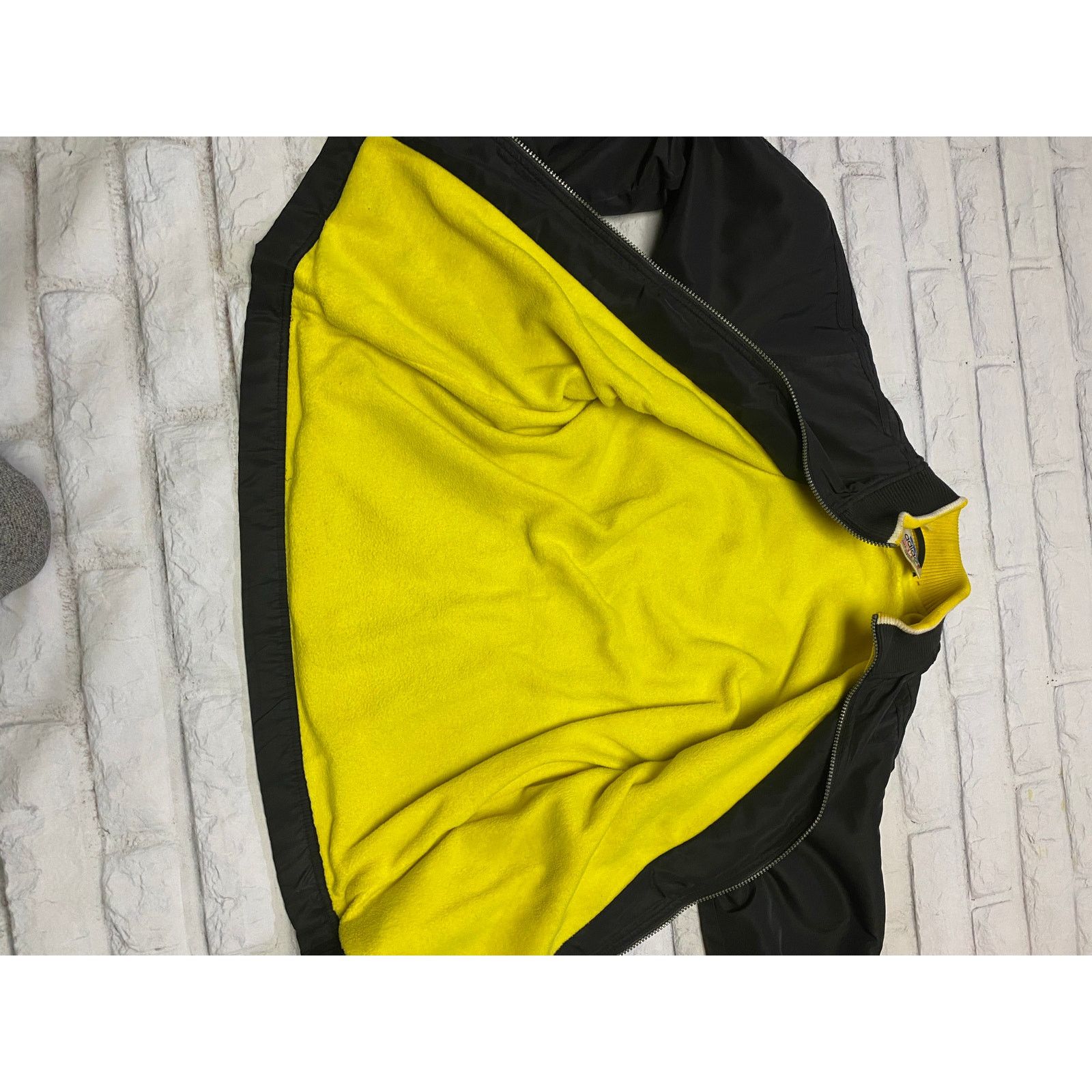 Adidas Vintage 90s Adidas Windbreaker with fleece Black Small Size S / US 4 / IT 40 - 9 Thumbnail