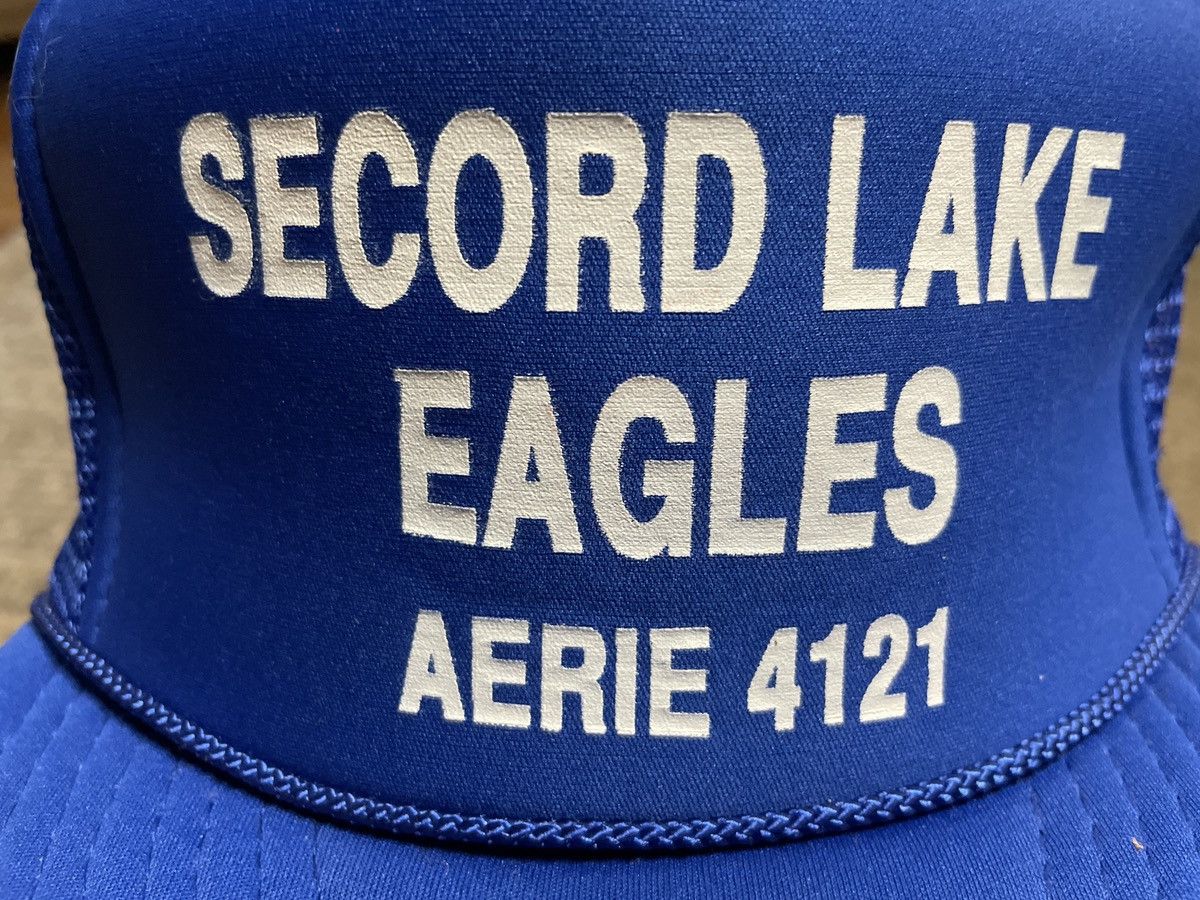 Nissan × Vintage Secord Lake Eagles AERIE 4121 Cap Hat Gladwin Michigan FOE Size ONE SIZE - 2 Thumbnail