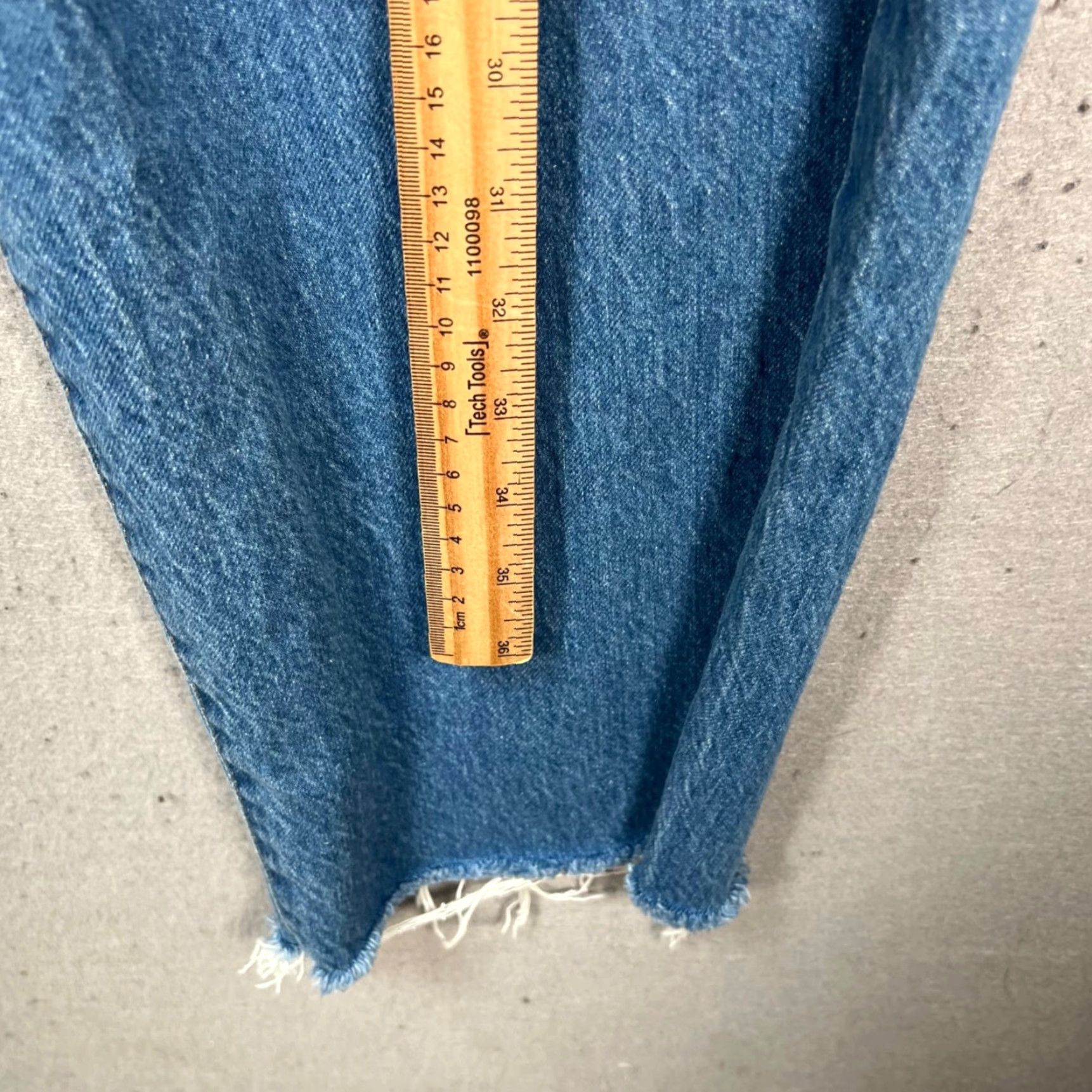 Stan Ray VINTAGE Stan Ray Jeans Mens 35 x 29 Relaxed Fit Distressed Denim Blue Size US 35 - 6 Thumbnail