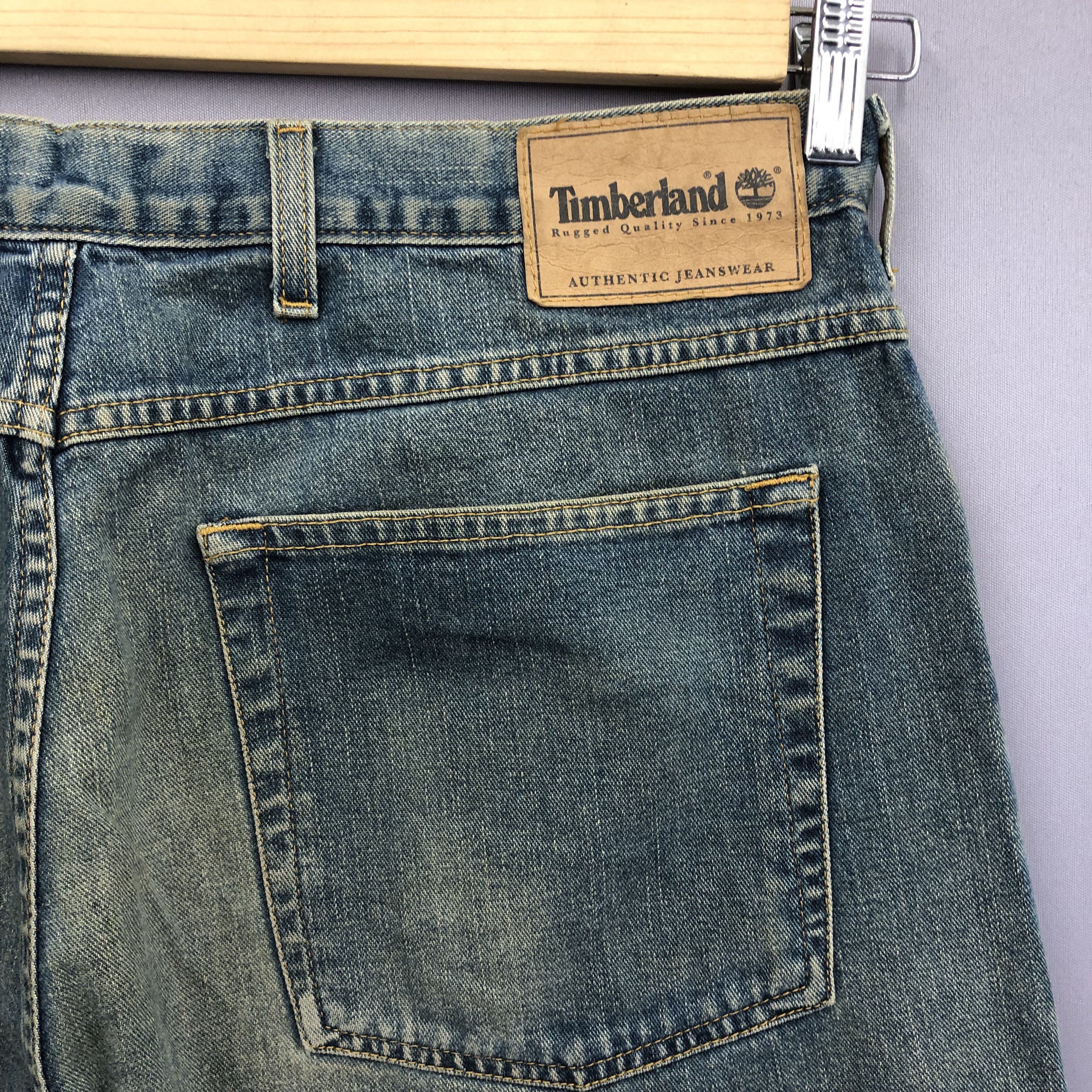 Jean Vintage Timberland Baggy Jeans Faded Loose Denim Size US 36 / EU 52 - 6 Thumbnail