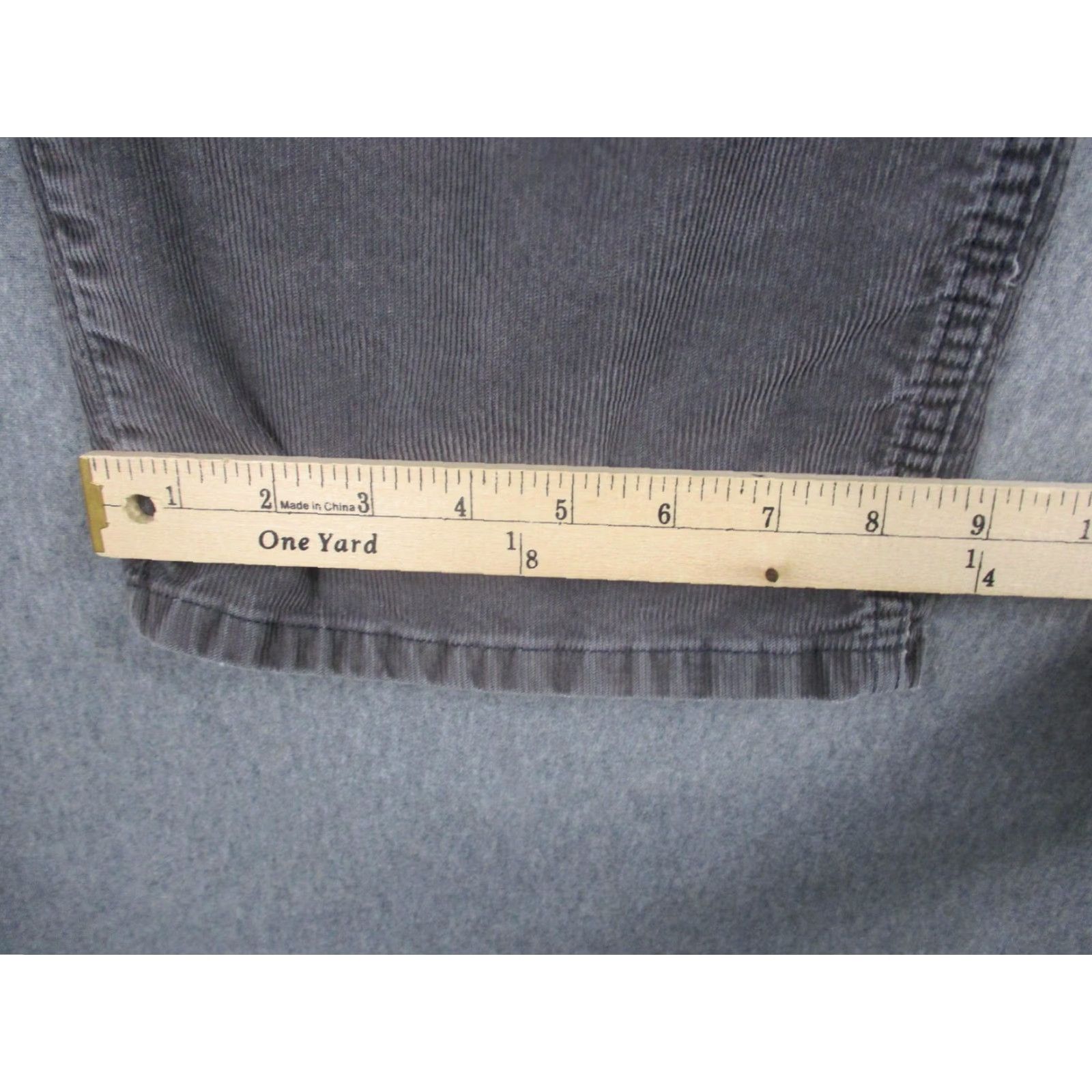 Bills Khakis Bills Khakis Jeans Mens 37x32 Gray Corduroy 5 Pocket Straight Leg Stretch Size US 37 - 6 Thumbnail