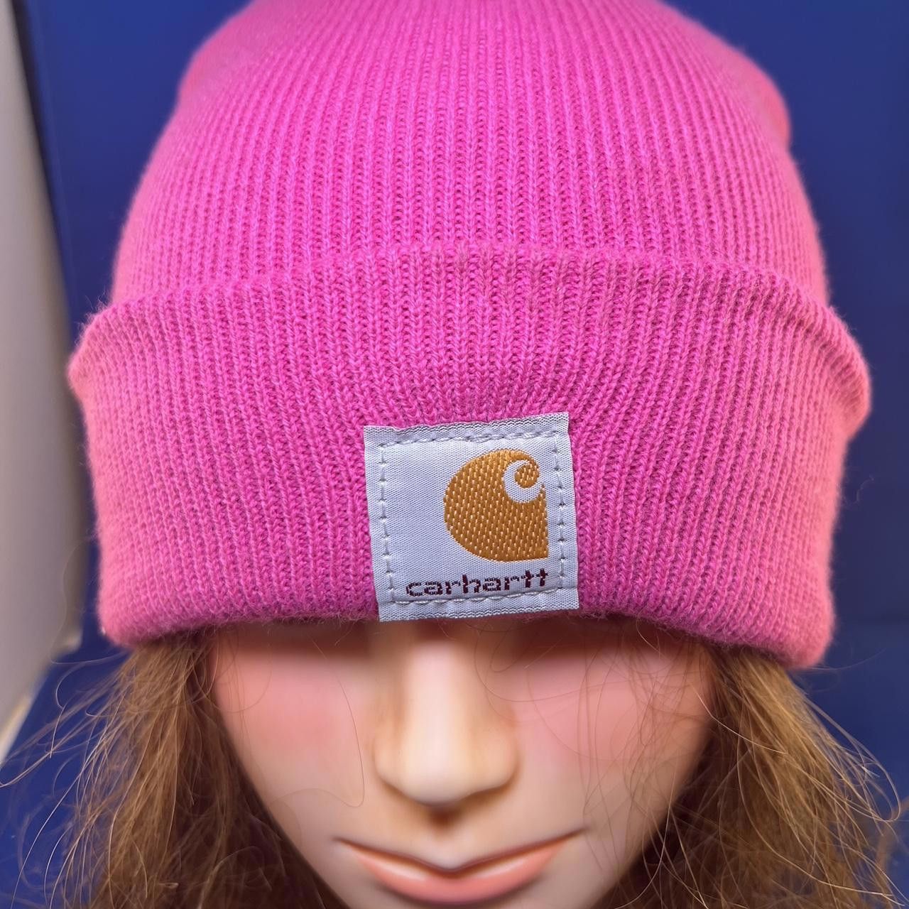 Carhartt Carhartt Youth Beanie - Bright Pink Knit Hat Size ONE SIZE - 2 Thumbnail
