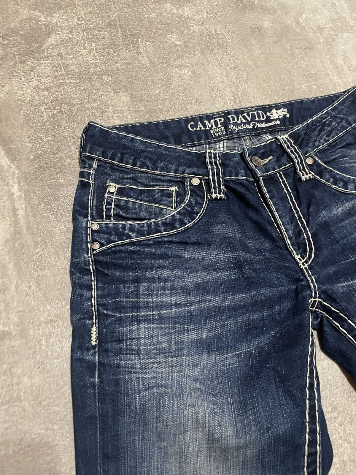 Camp David Vintage Camp David Regular Fit True Religion Style Jeans Y2K Size US 31 - 6 Thumbnail