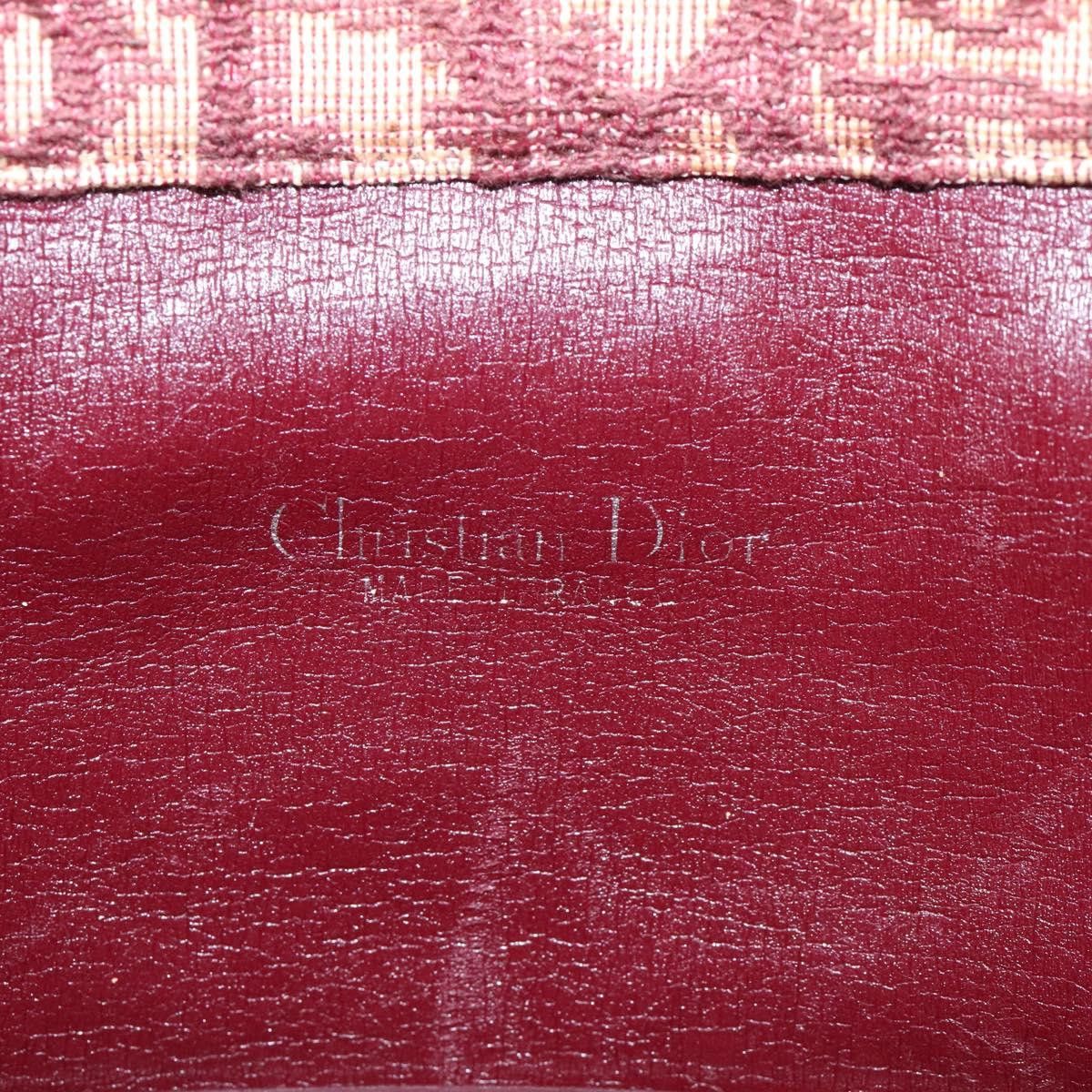 Dior DIOR Trotter Canvas Hand Bag Red Size ONE SIZE - 10 Thumbnail