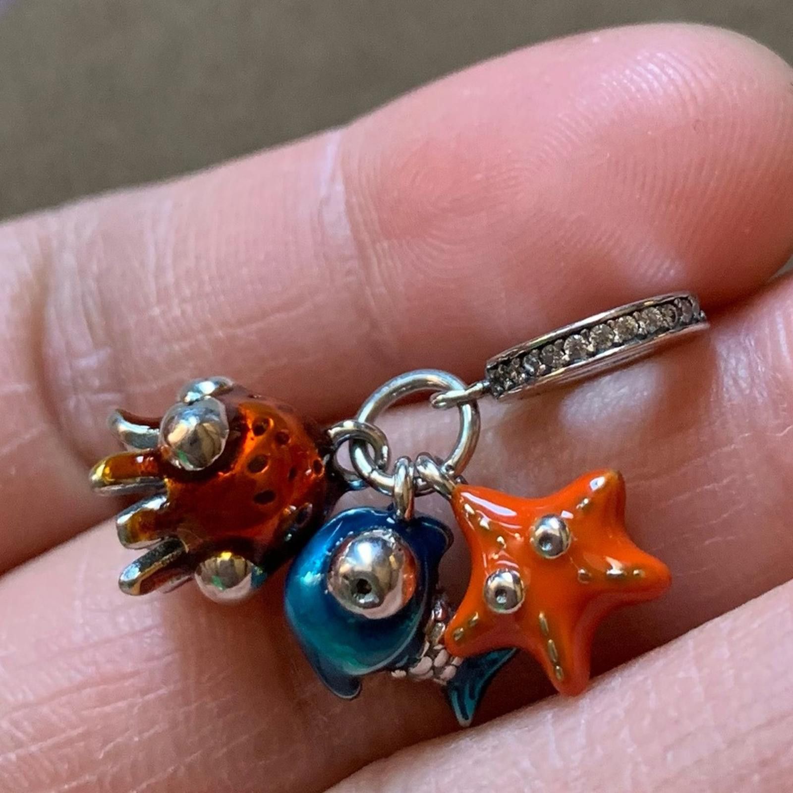 Other NWOT Colorful Ocean Friends Dangle Charm Sterling Silver 925 Size ONE SIZE - 9 Thumbnail