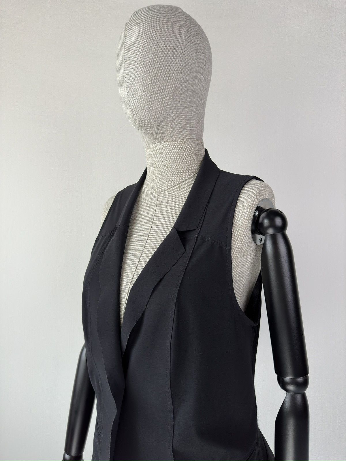 Marithe + Francois Girbaud MARITHE FRANCOIS GIRBAUD Avant Garde Sleeveless Tank Vest Size M / US 6-8 / IT 42-44 - 4 Thumbnail