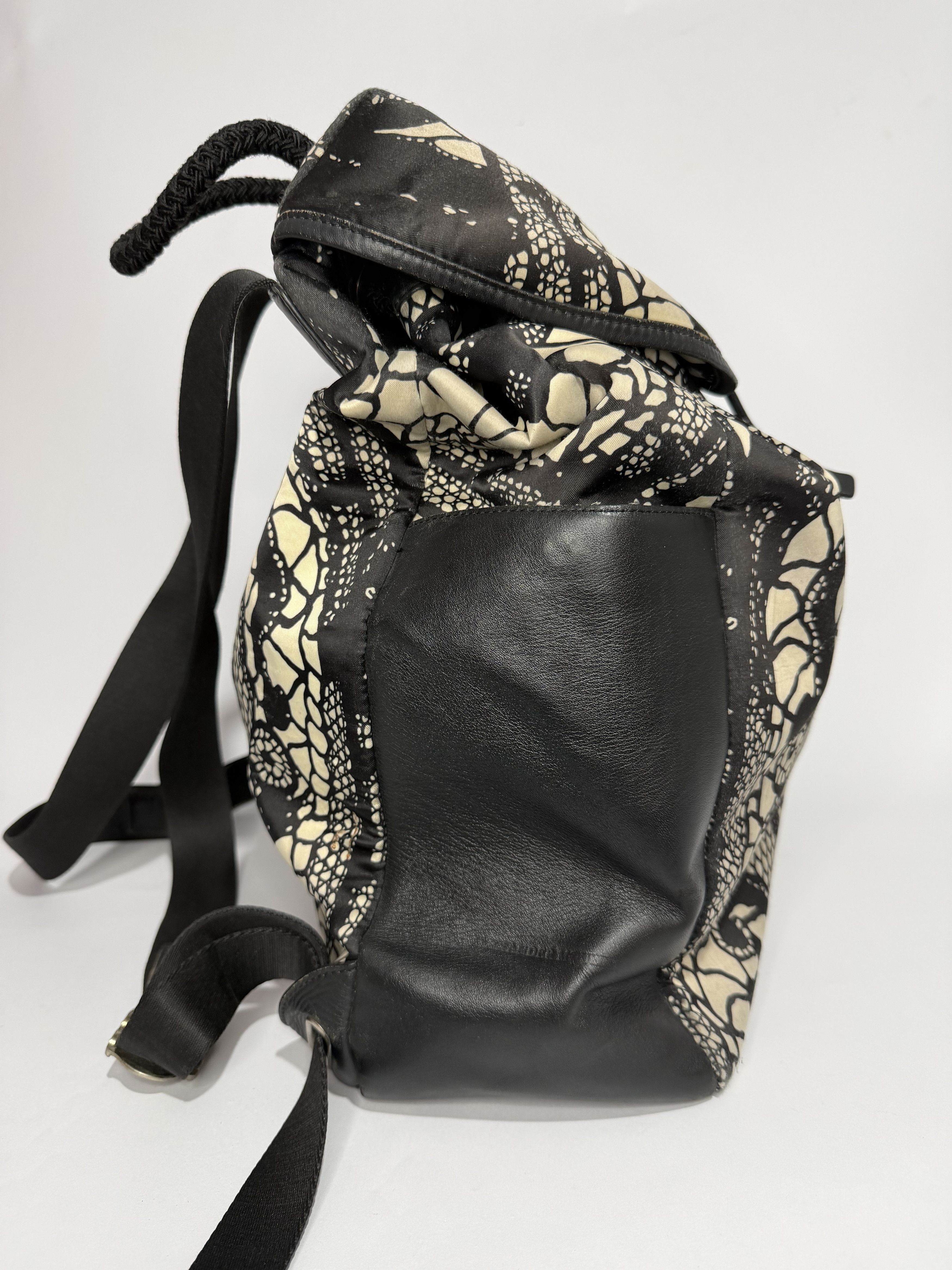 Alexander McQueen Alexander McQueen Satin Skull & Lace Backpack Size ONE SIZE - 3 Thumbnail