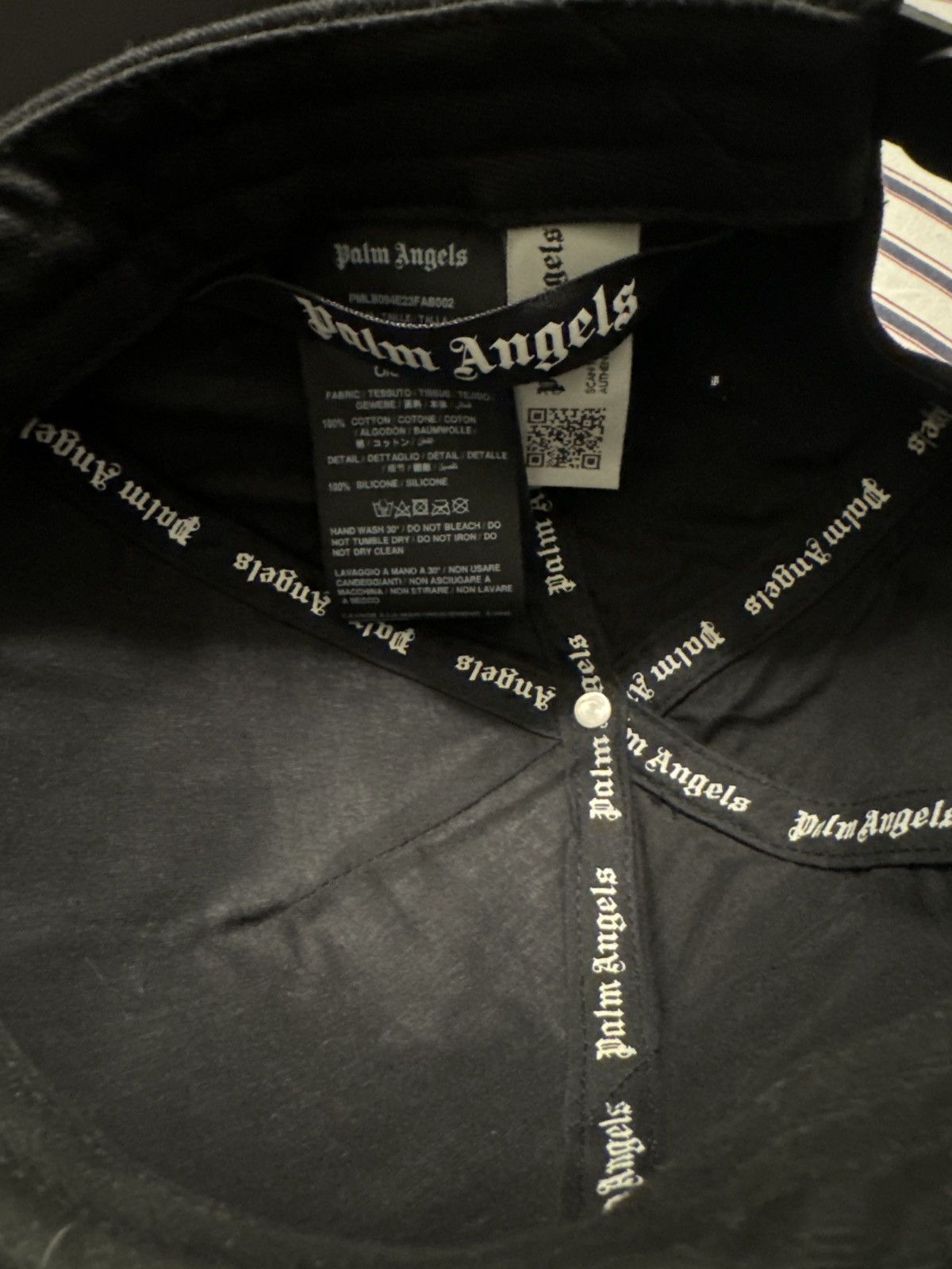 Palm Angels Palm Angels Hat Black/White/Green Sketchy Cap Size ONE SIZE - 4 Thumbnail