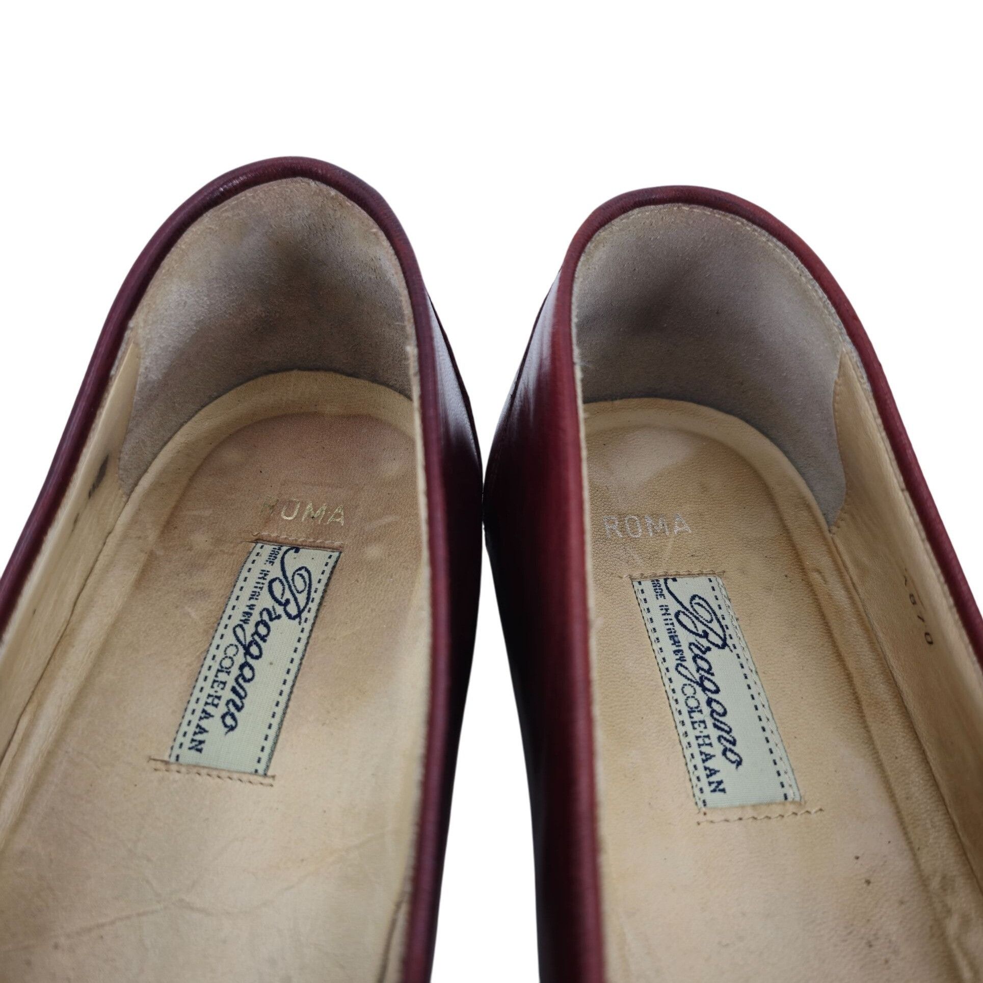 Bragano Vintage Bragano Cole Haan Burgundy Leather Dress Shoes Men 9 Size US 9 / EU 42 - 7 Thumbnail