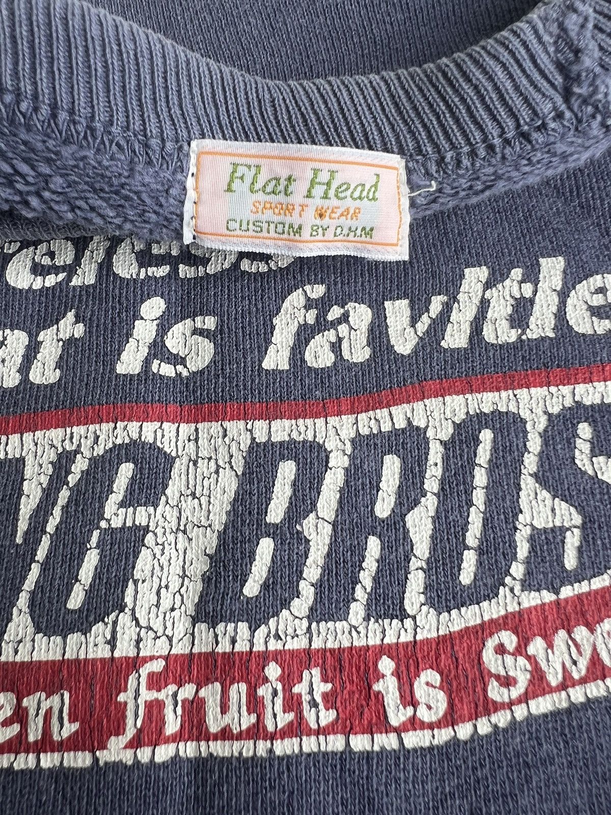 Loopwheeler 1990s TFH 🇯🇵 "Gang Bros" Forbidden Fruit Crewneck Sweater Size US M / EU 48-50 / 2 - 9 Thumbnail