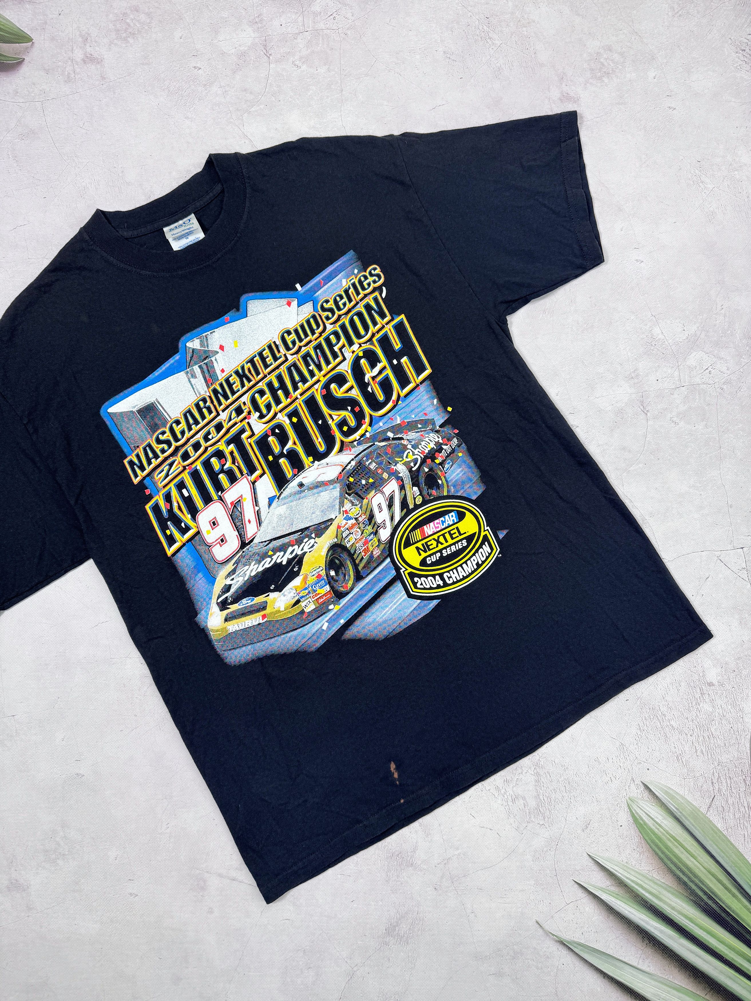 NASCAR 2004 Nascar Nextel Cup Racing T-Shirt #97 Kurt Busch Size US XL / EU 56 / 4 - 4 Thumbnail