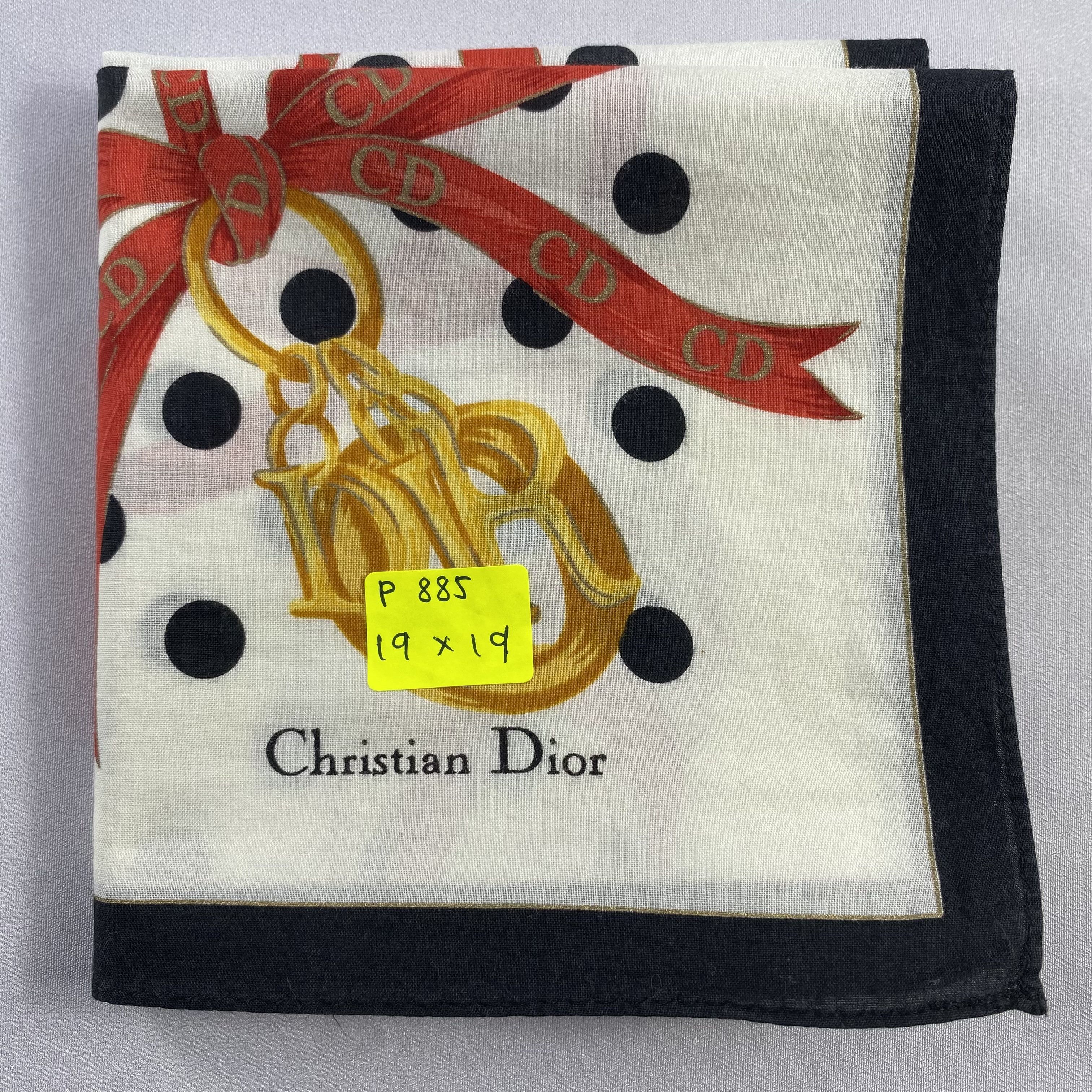 Vintage Christian Dior Monsieur Handkerchief / Neckerchief-P885 Size ONE SIZE - 5 Thumbnail