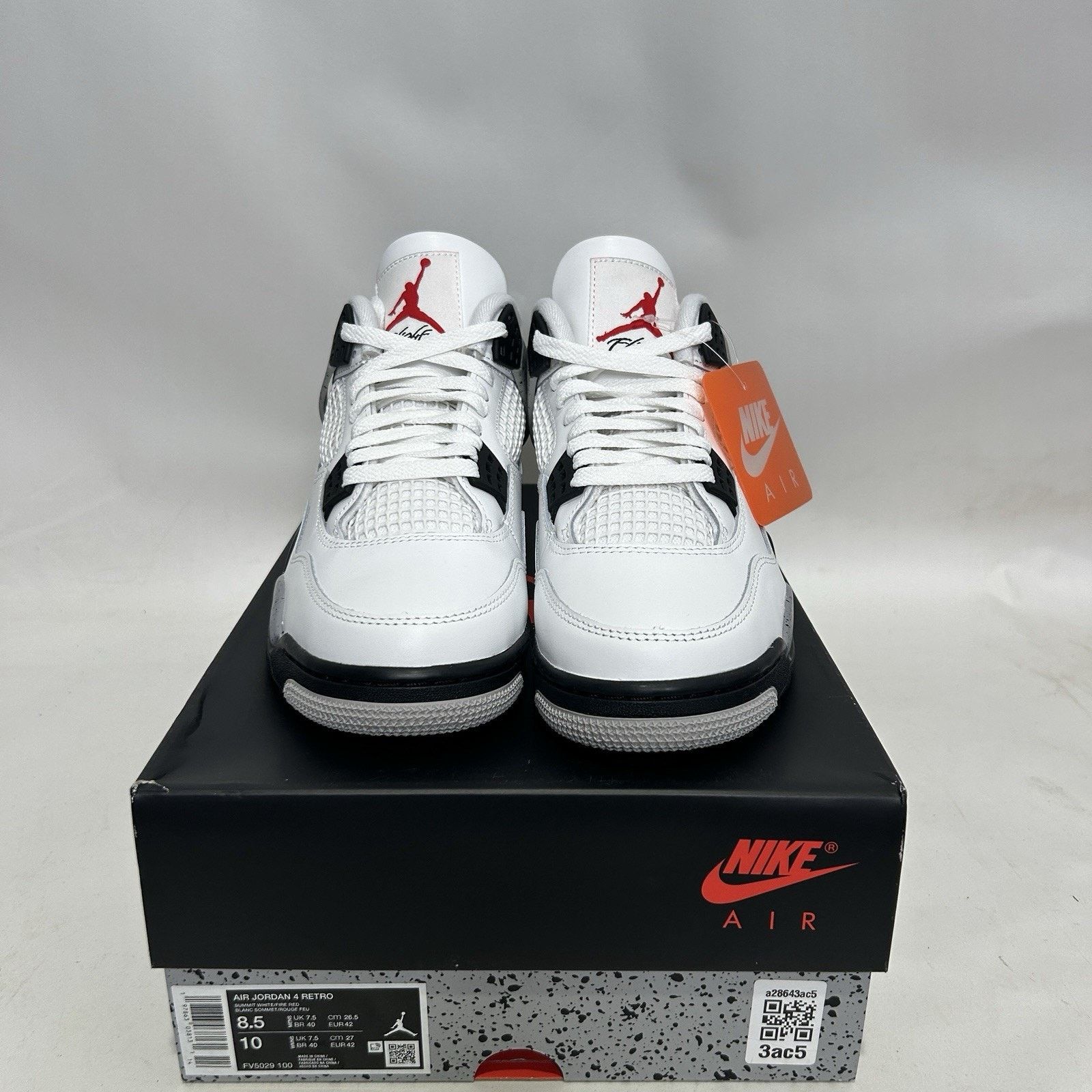 Jordan Brand Nike Air Jordan 4 Retro OG “White Cement” (2025) Size US 8.5 / EU 41-42 - 2 Thumbnail