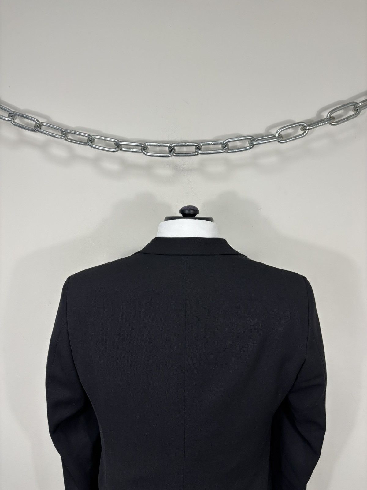 Armani Collezioni Armani Collezioni Men’s Black Wool Blazer Jacket Sport Coat Size 36R - 14 Thumbnail