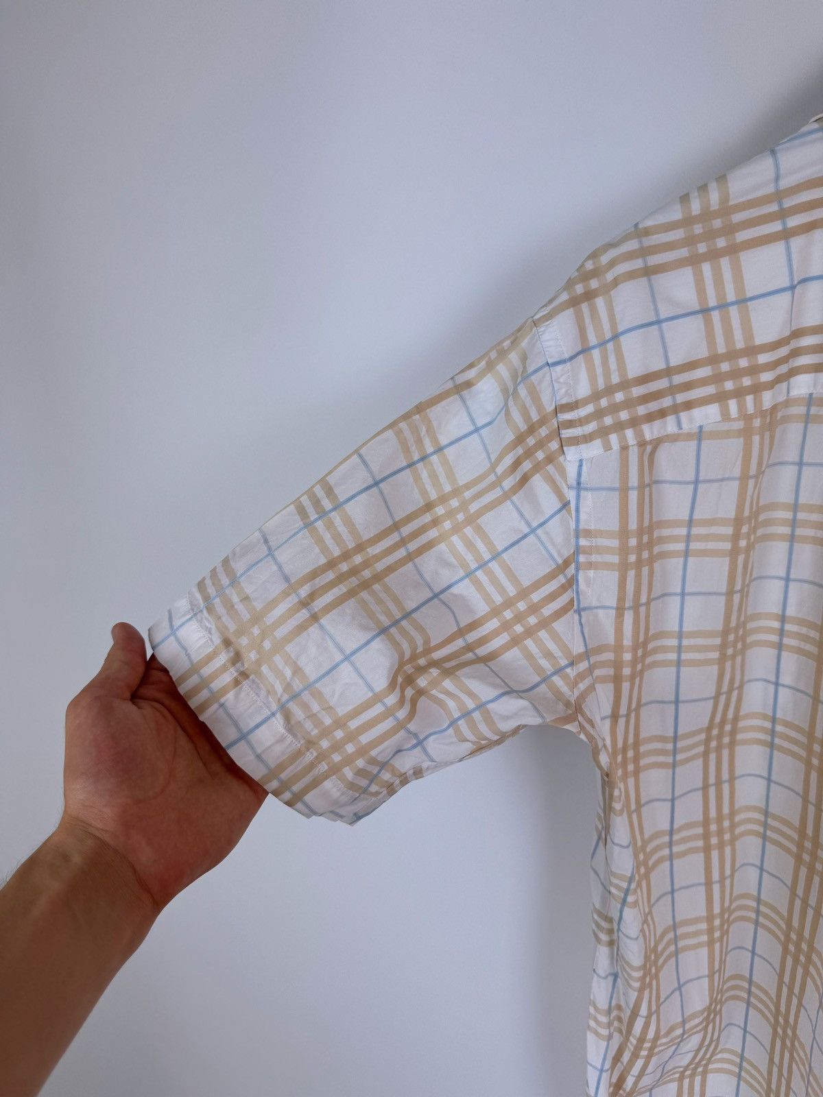 Burberry × Vintage Y2K Vintage Burberry London Nova Check Shirt Size US M / EU 48-50 / 2 - 9 Thumbnail