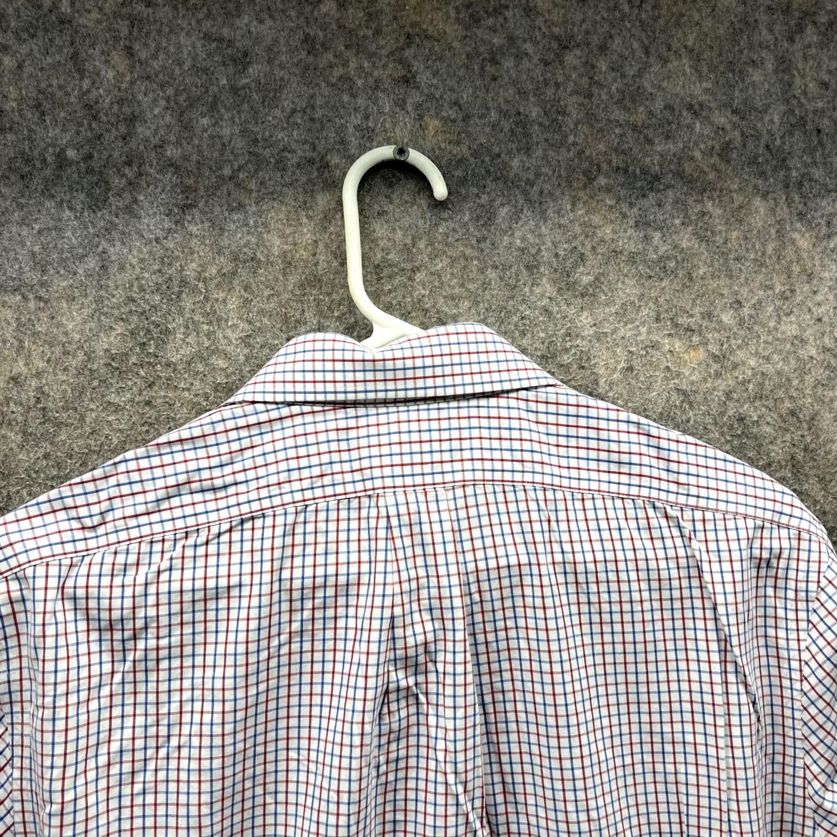 Banana Republic Banana Republic Shirt Men Medium White Red Casual Button Down Check Non Iron Regular Sleeve Long Sleeve/Collar-Down Button-Up Size US M / EU 48-50 / 2 - 2 Thumbnail