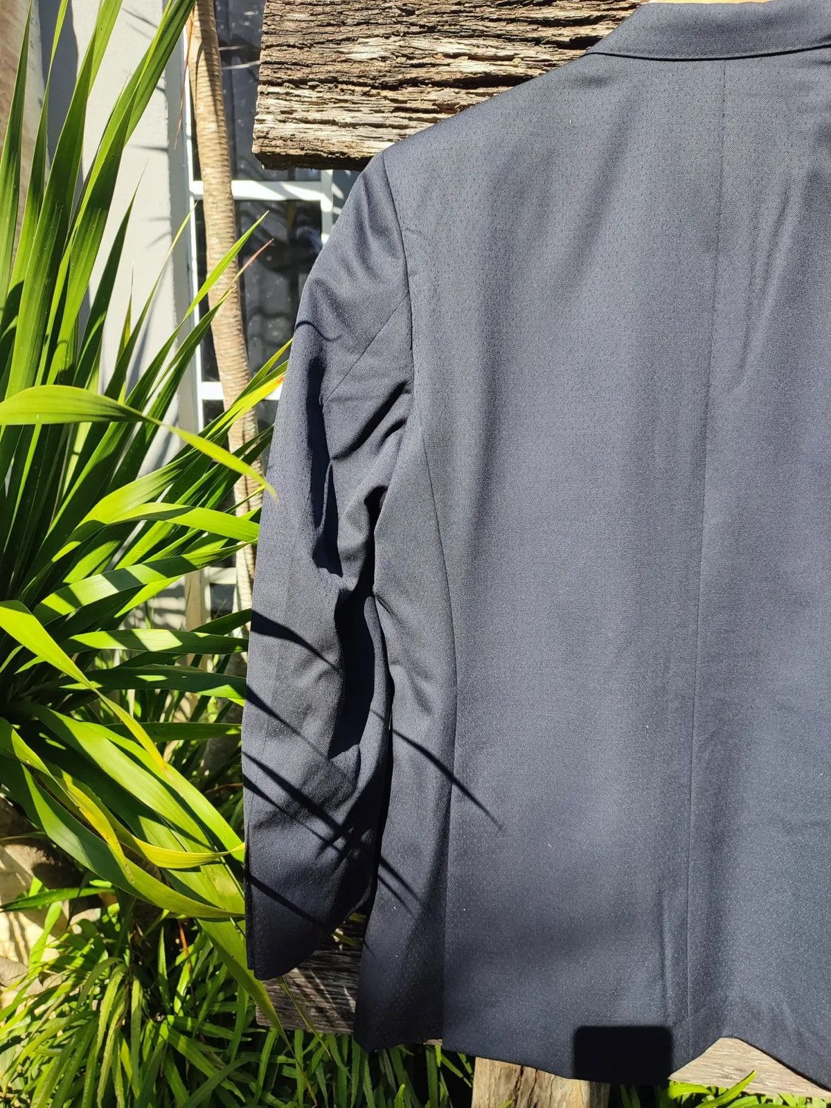 Balenciaga Balenciaga Pour Homme Black Wool Blazer (Vintage 90s) Size 38R - 10 Thumbnail