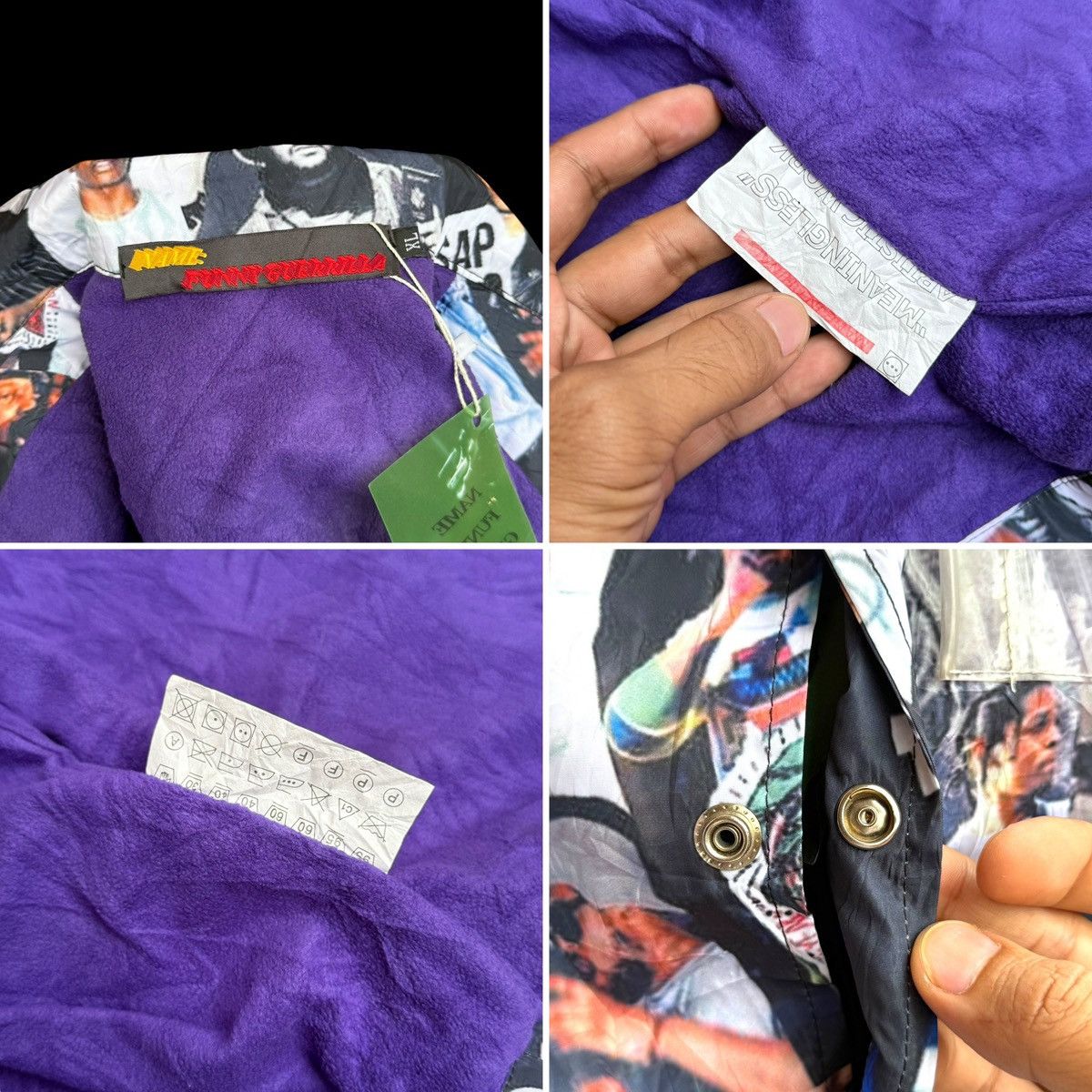 Grailed × Rap Tees ASAP Travis Scott Hip Hop Streetwear Style Jacket Size US XL / EU 56 / 4 - 11 Thumbnail