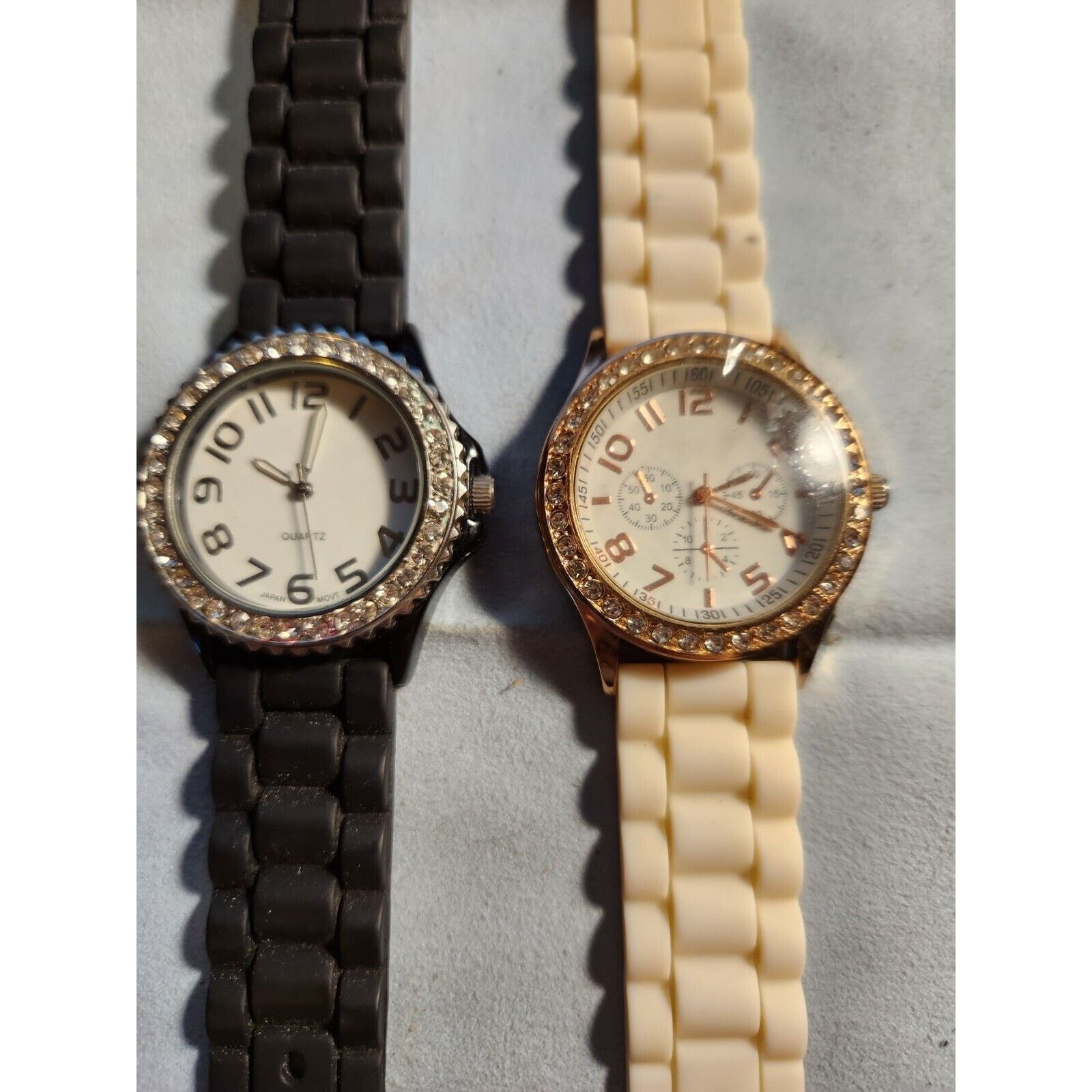 Other Darice Silver Crystals White Sport Ladies Stainless Working Size ONE SIZE - 2 Thumbnail