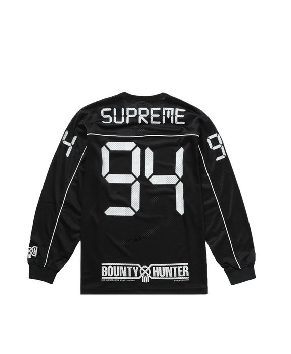 Supreme Supreme Bounty Hunter Black Mesh Moto Jersey FW23 | Grailed