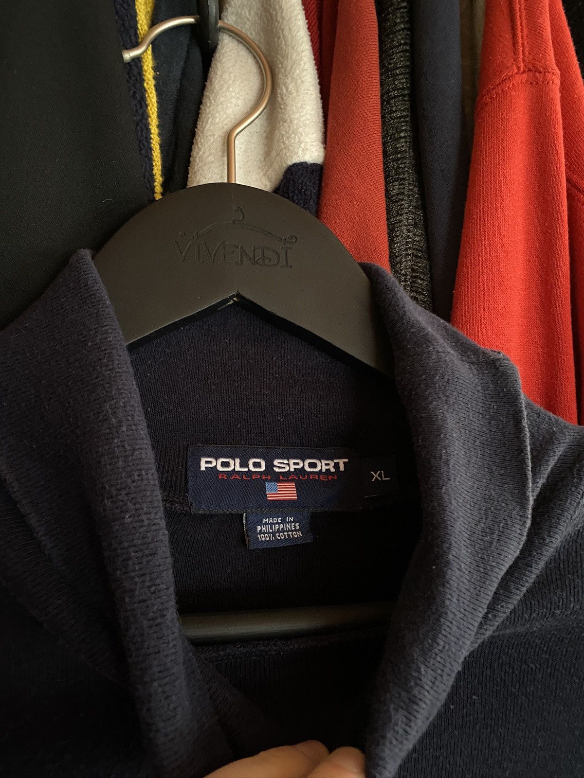 Polo Ralph Lauren VINTAGE POLO SPORT RALPH LAUREN TURTLENECK 90s Size US XL / EU 56 / 4 - 3 Thumbnail