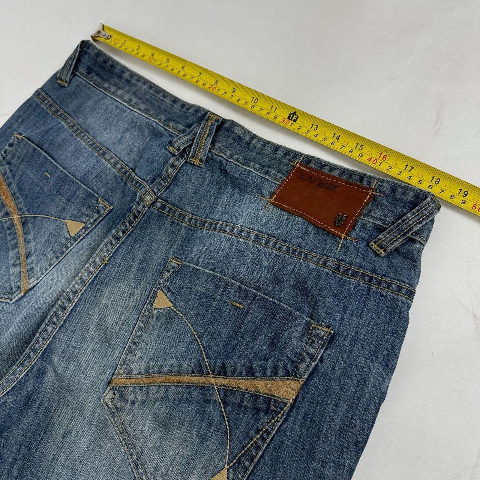 Ecko Unltd. × JNCO × Vintage Vintage y2k baggy wide leg ecko unltd archive faded jeans Size US 38 / EU 54 - 5 Thumbnail