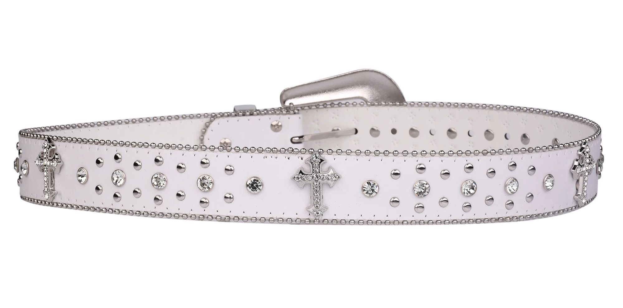 Japanese Brand Punk Rhinestone Cross Belt Size ONE SIZE - 3 Thumbnail