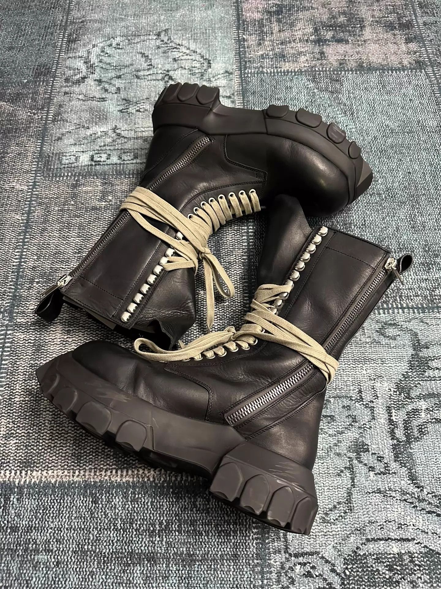 Rick Owens Rick Owens Octopus Strap Boot EUR 39 Leg-Lengthening Size US 8.5 / IT 38.5 - 1 Thumbnail