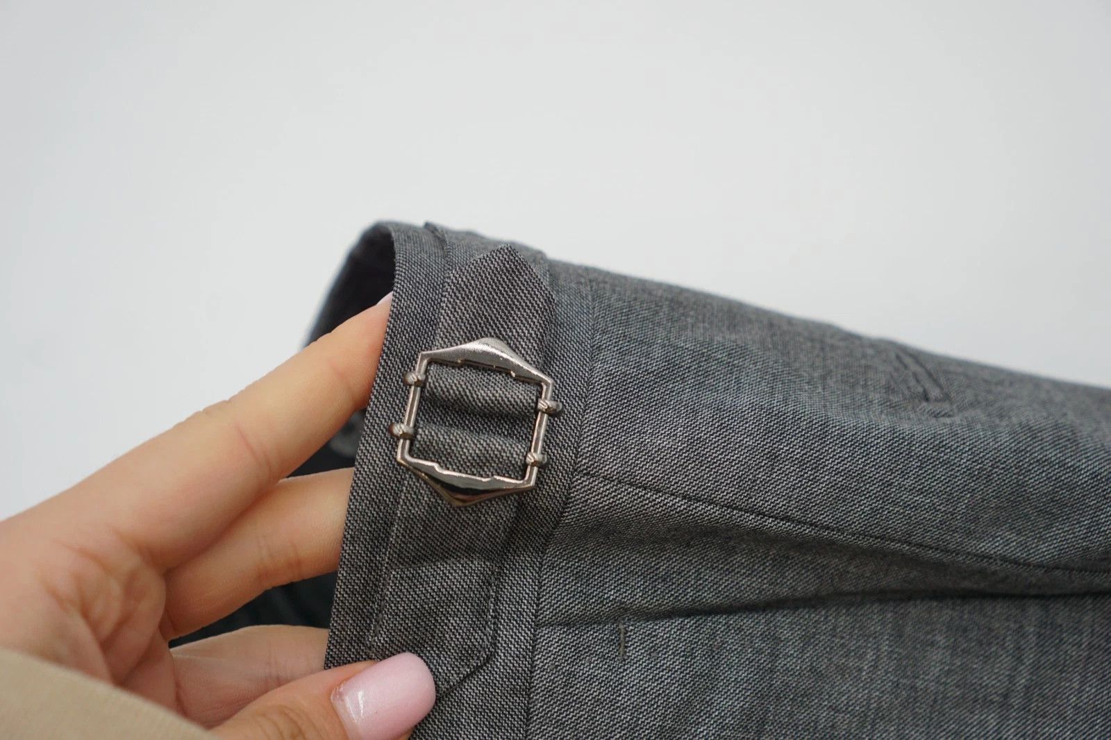 Suitsupply Men Suitsupply Pants grey Blue Wool Size EU44 UK/US34 Size 34R - 4 Thumbnail