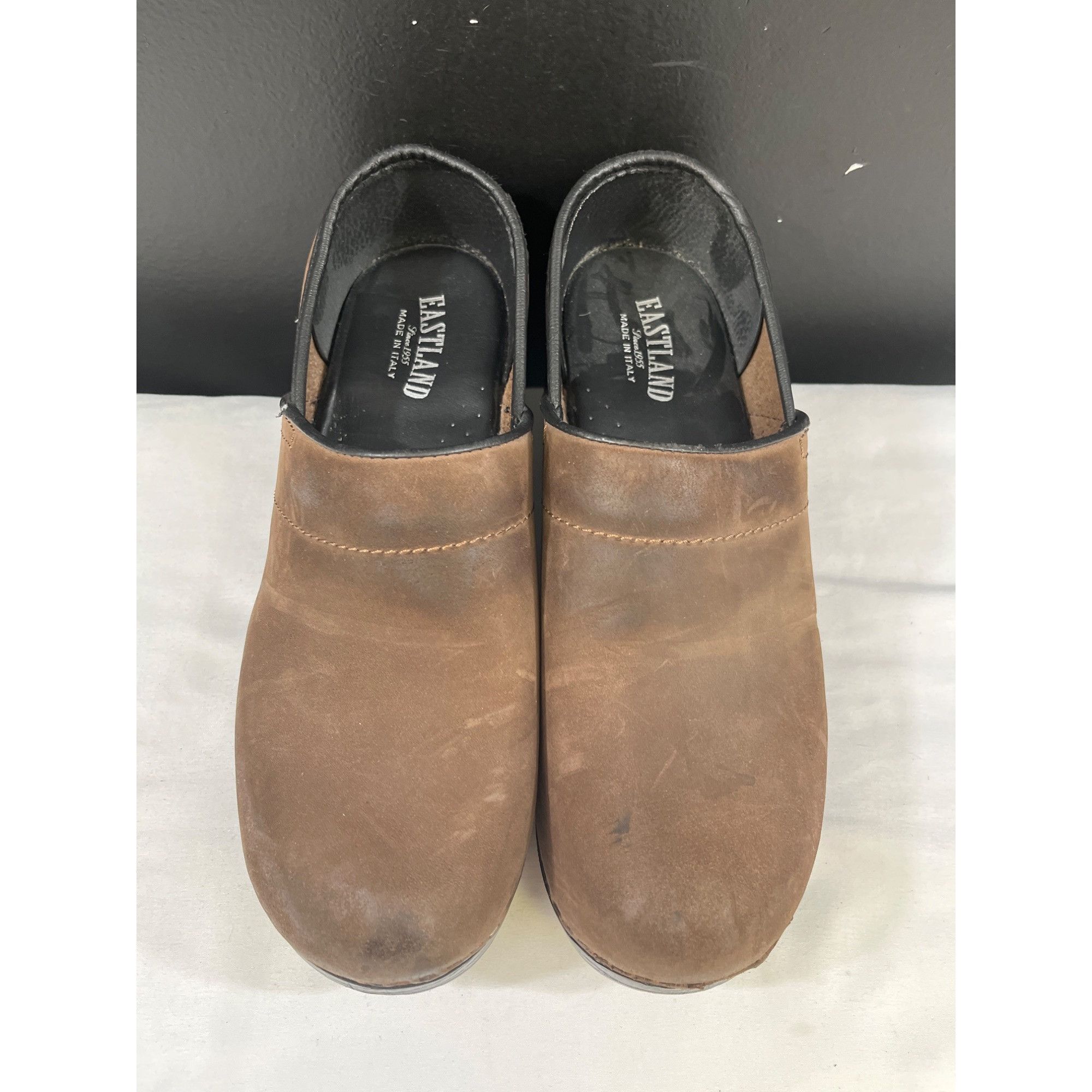 Eastland Eastland Women's Brown Leather Shoes/Clogs Size 8M SKU 5975 Size US 8 / IT 38 - 2 Thumbnail